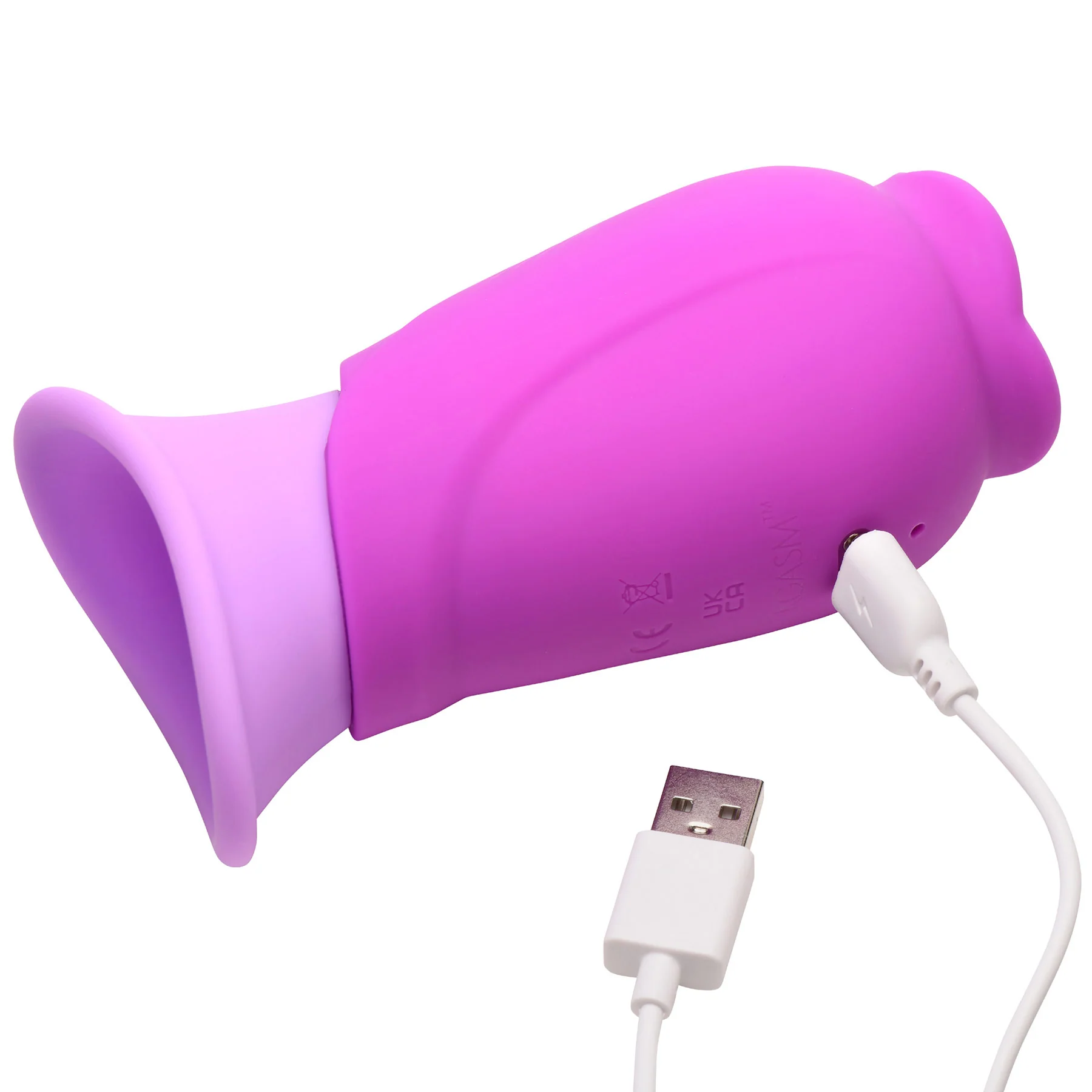 Lickgasm Licking Violet - Sucking Licking Rechargeable Silicone Vibrator - Image 12
