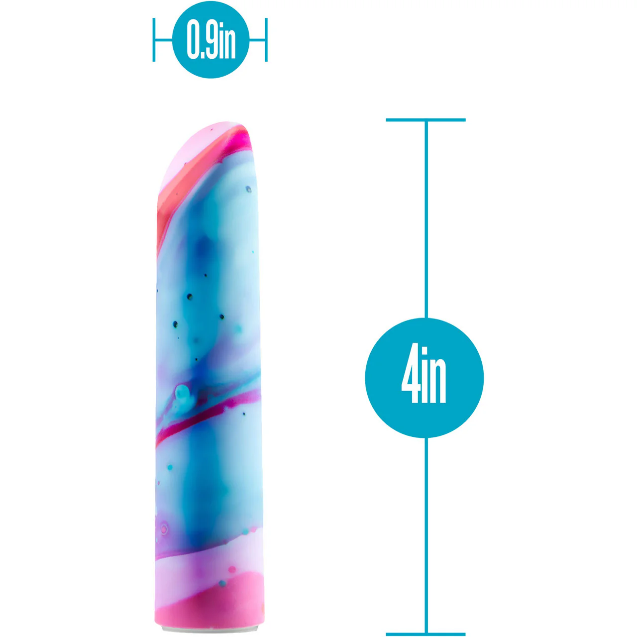 Limited Addiction Fascinate Rechargeable Waterproof Power Vibe By Blush - Peach - Image 4