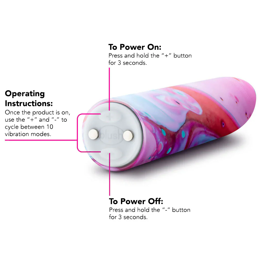 Limited Addiction Fascinate Rechargeable Waterproof Power Vibe By Blush - Peach - Image 6