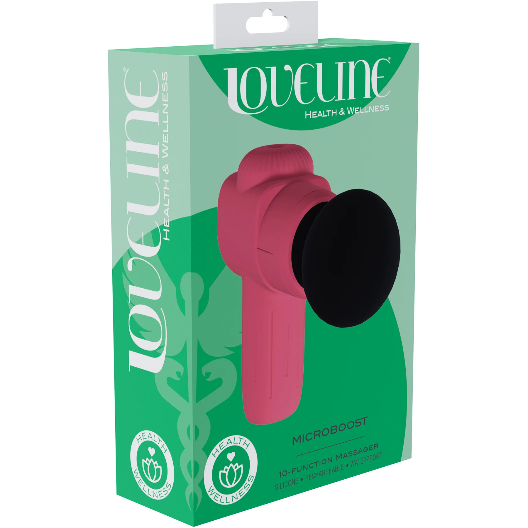 Loveline MicroBoost 10 Function Vibrating Silicone Mini Massager - Image 14