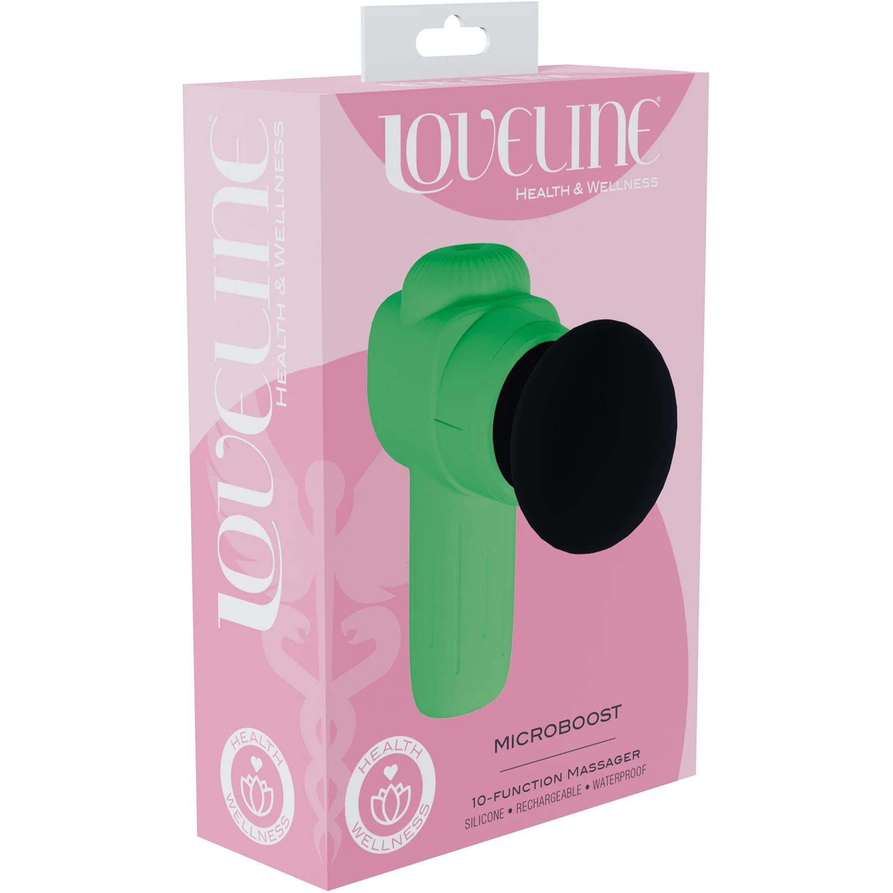 Loveline MicroBoost 10 Function Vibrating Silicone Mini Massager - Image 6