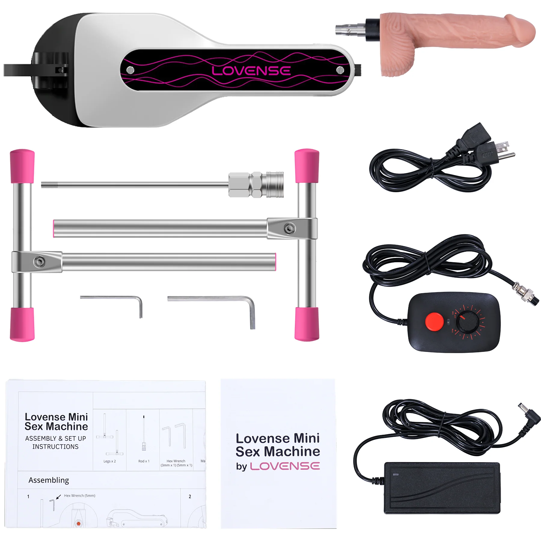 Lovense App-Controlled Adjustable Mini Sex Machine With Remote - Image 4