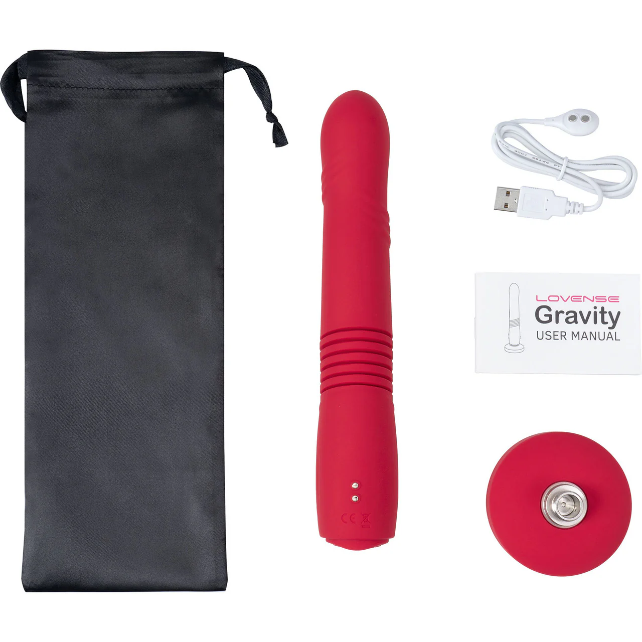 Lovense Gravity App Enabled Silicone Waterproof Rechargeable Thrusting & Vibrating Dildo - Image 11