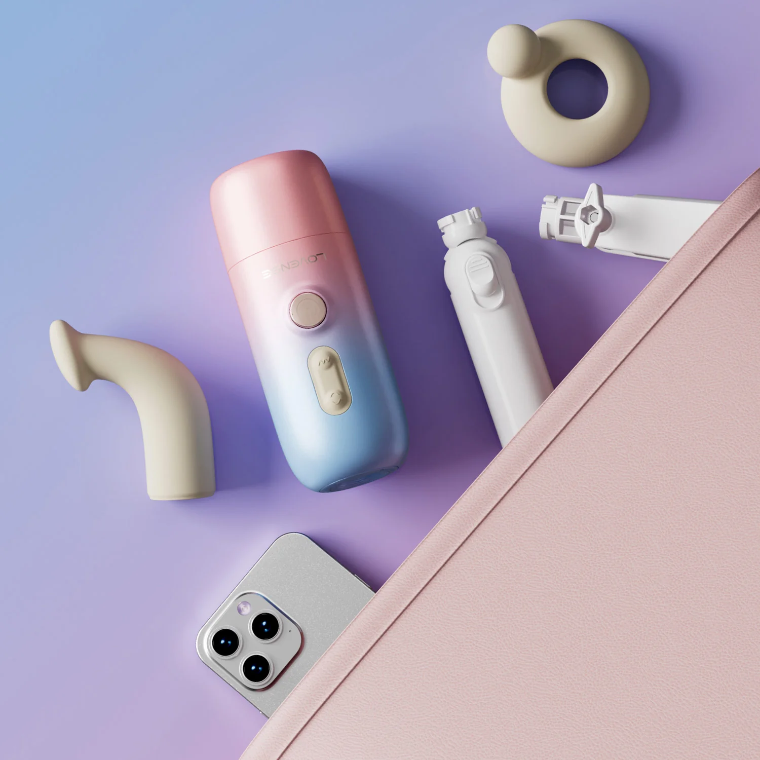 Lovense Spinel App-Controlled Thrusting Vibrating & Warming Multi-Attachment Dildo Machine - Image 11