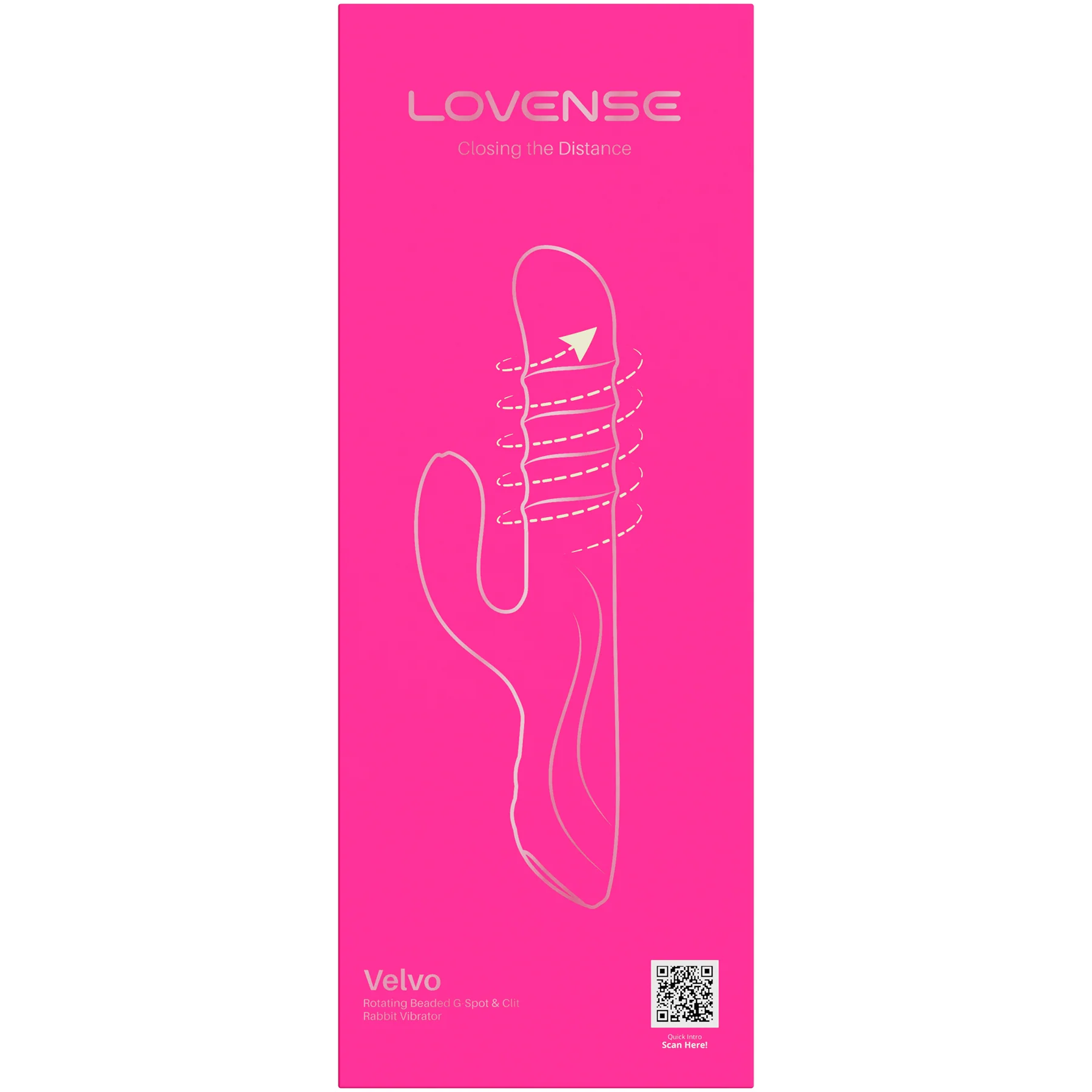 Lovense Velvo App Enabled Rolling Bead G-Spot & Clit Rabbit Vibrator - Image 6