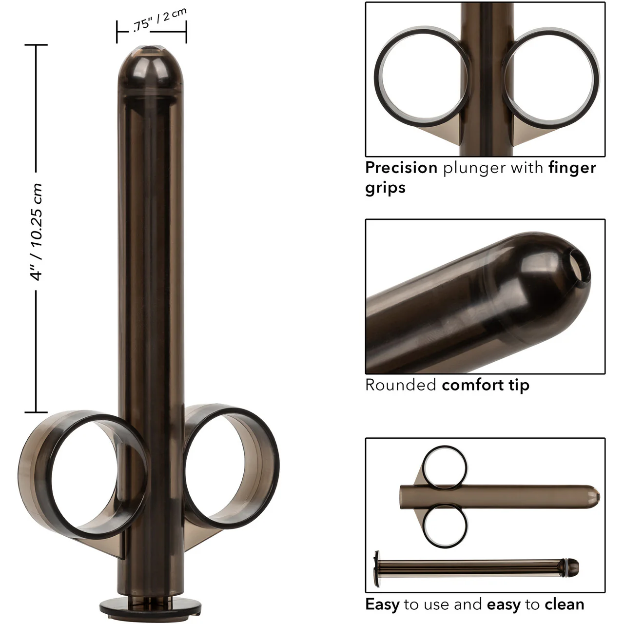 Lube Tube XL Lubricant Applicator By CalExotics - Smoke - Image 10