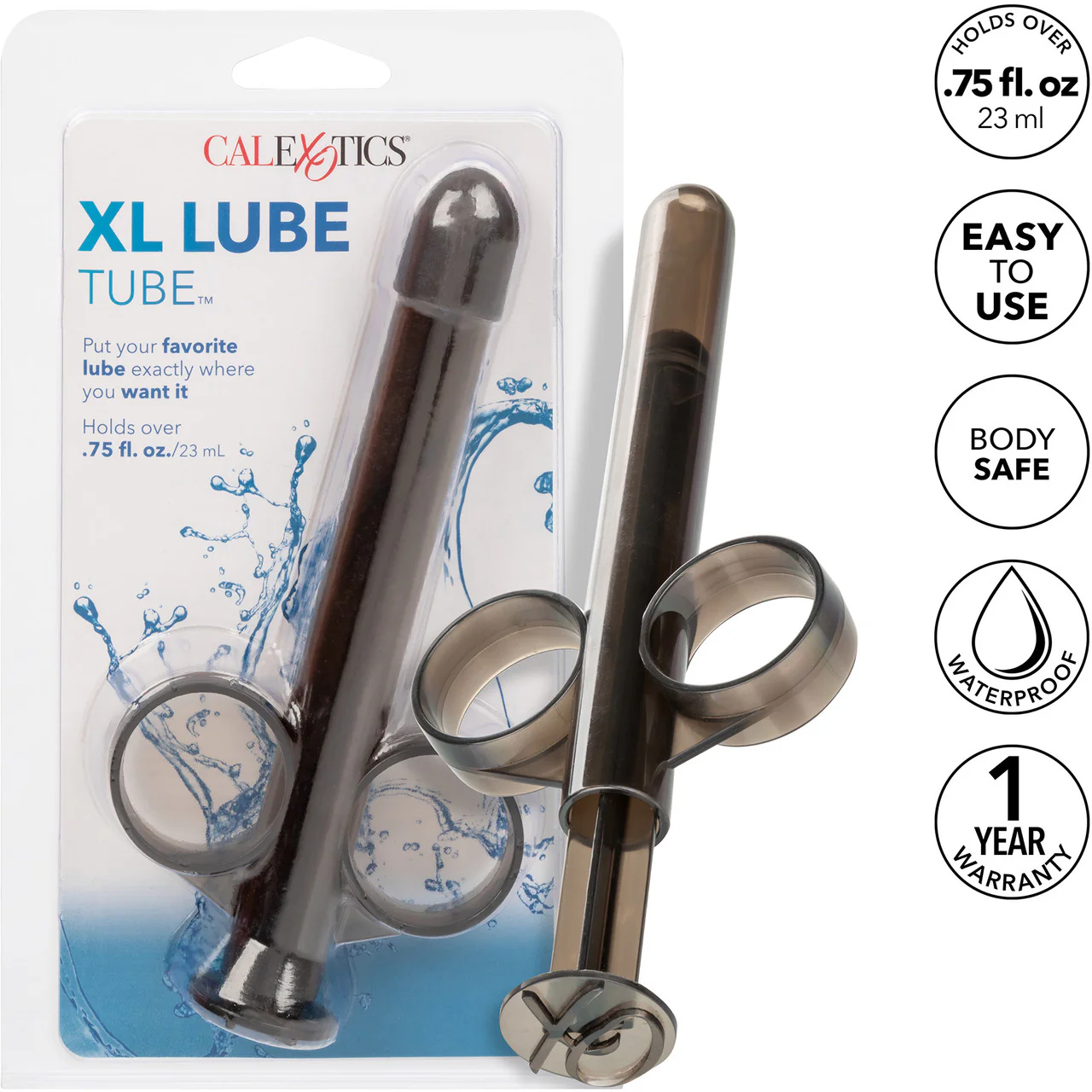 Lube Tube XL Lubricant Applicator By CalExotics - Smoke - Image 11