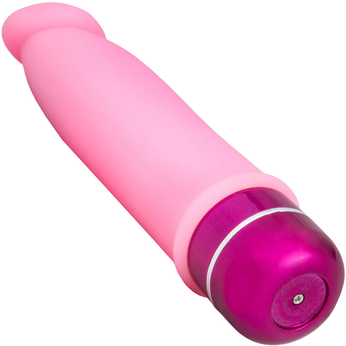 Luxe Purity Silicone Vibrator by Blush Novelties - Pink - Image 3