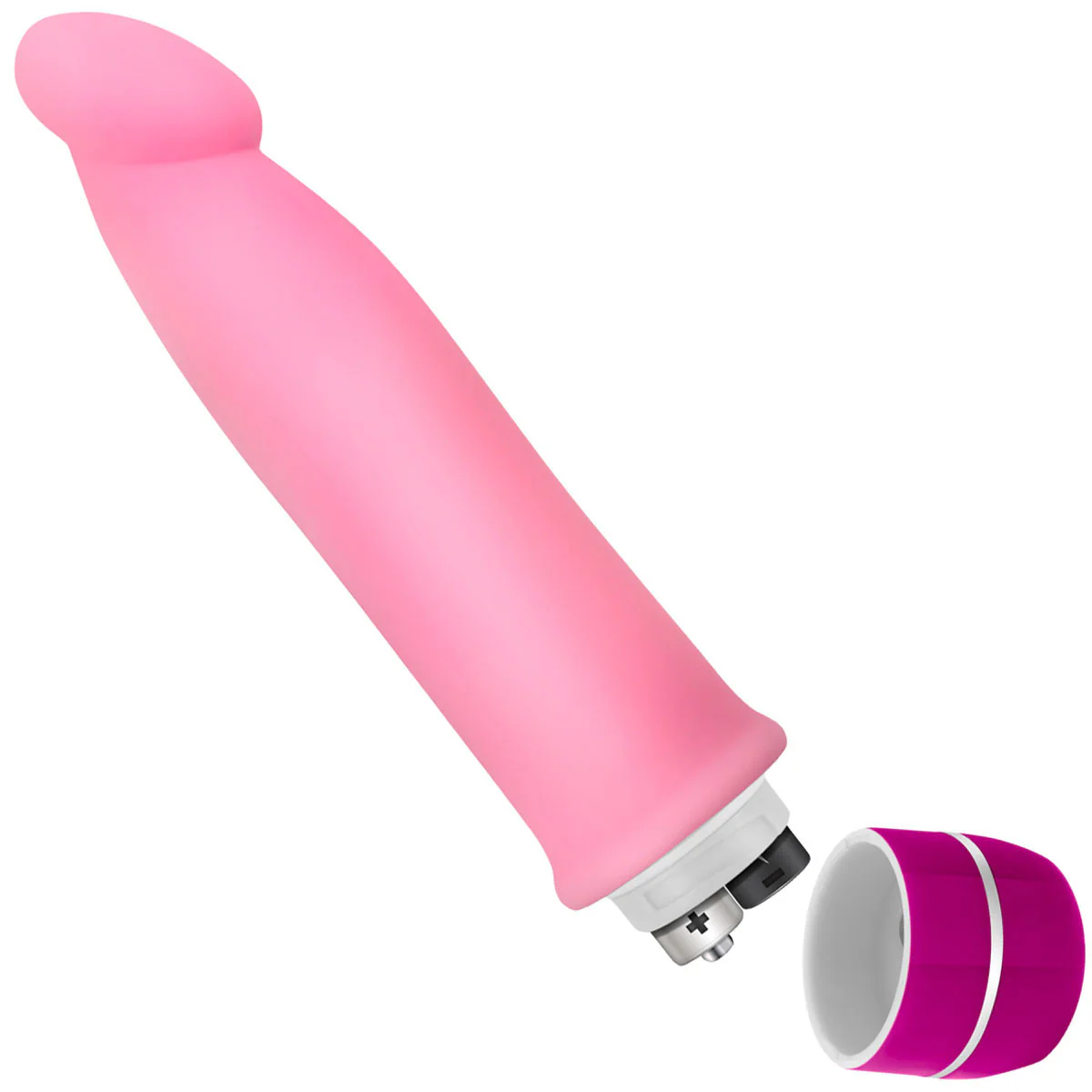 Luxe Purity Silicone Vibrator by Blush Novelties - Pink - Image 5