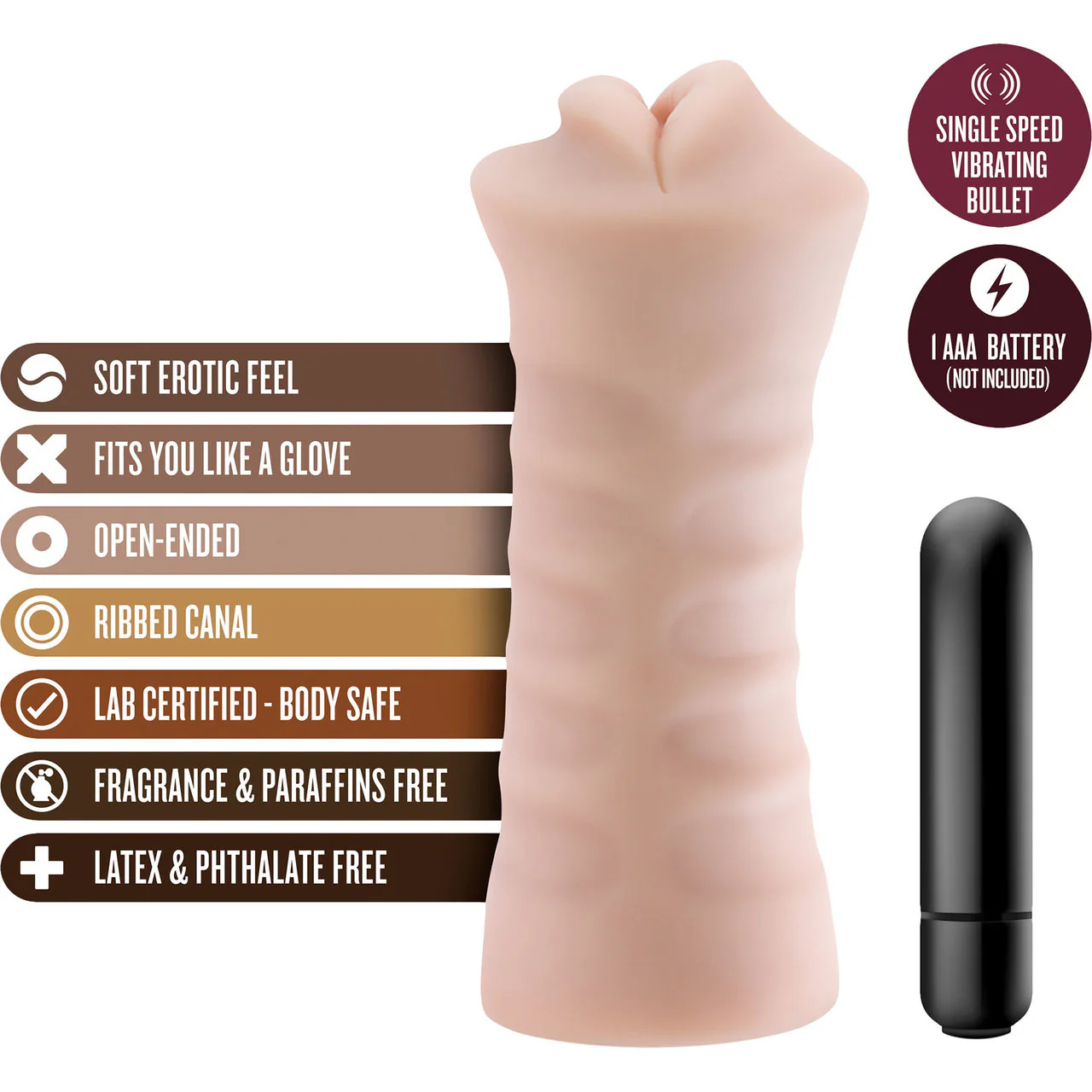 M for Men Angie Penis Masturbator By Blush - Image 7