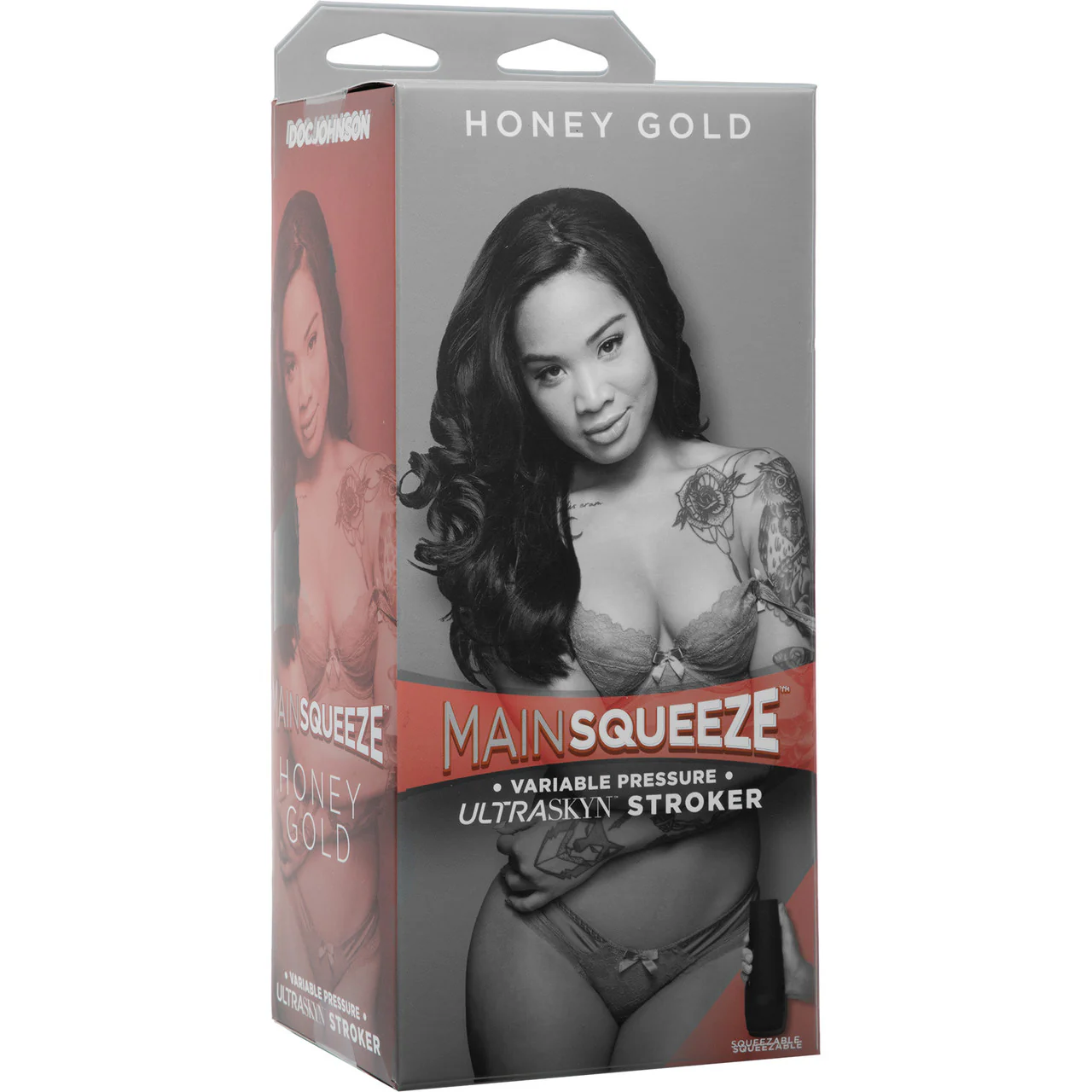 Main Squeeze Honey Gold Penis Masturbator by Doc Johnson - Image 6
