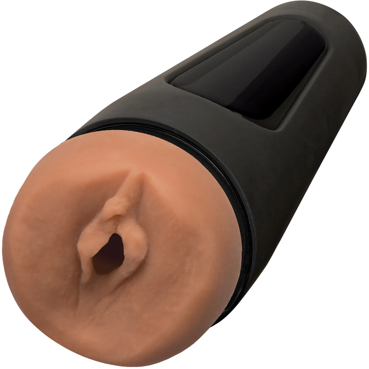 Main Squeeze Original Penis Masturbator Pussy by Doc Johnson - Caramel - Image 4