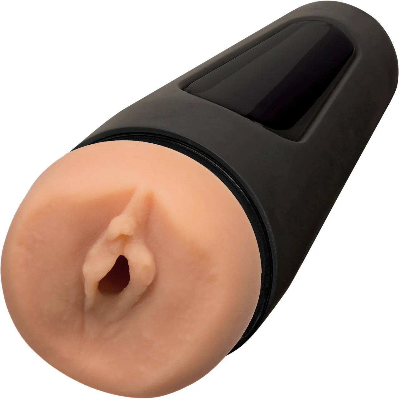 Main Squeeze Original Vibro Pussy Vibrating Penis Masturbator by Doc Johnson - Vanilla - Image 3
