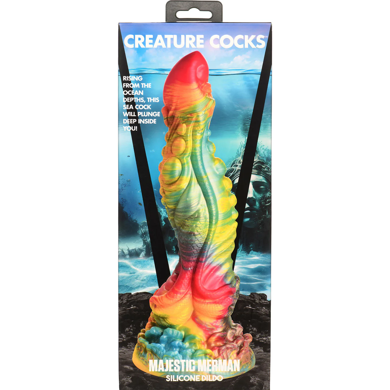 Majestic Merman 10" Silicone Suction Cup Dildo By Creature Cocks - Image 15