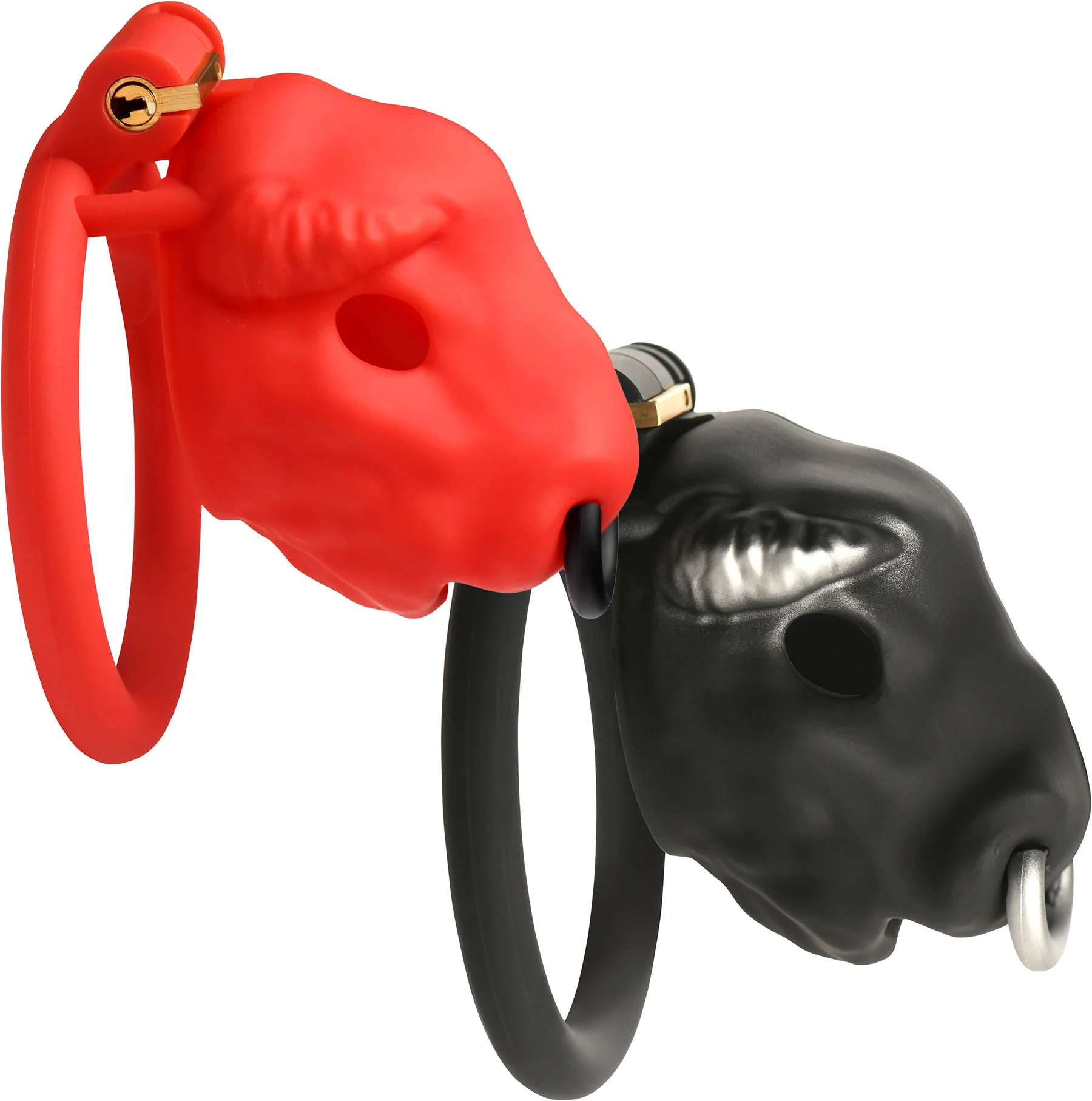 Master Series Bull Chastity Cage With 4 Gradually Sized Rings