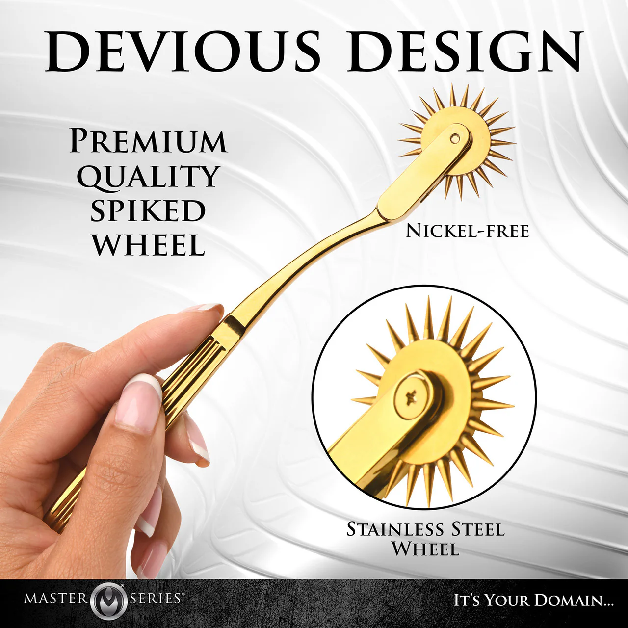 Master Series Gold Sensation Wartenberg Pleasure Wheel - Image 8