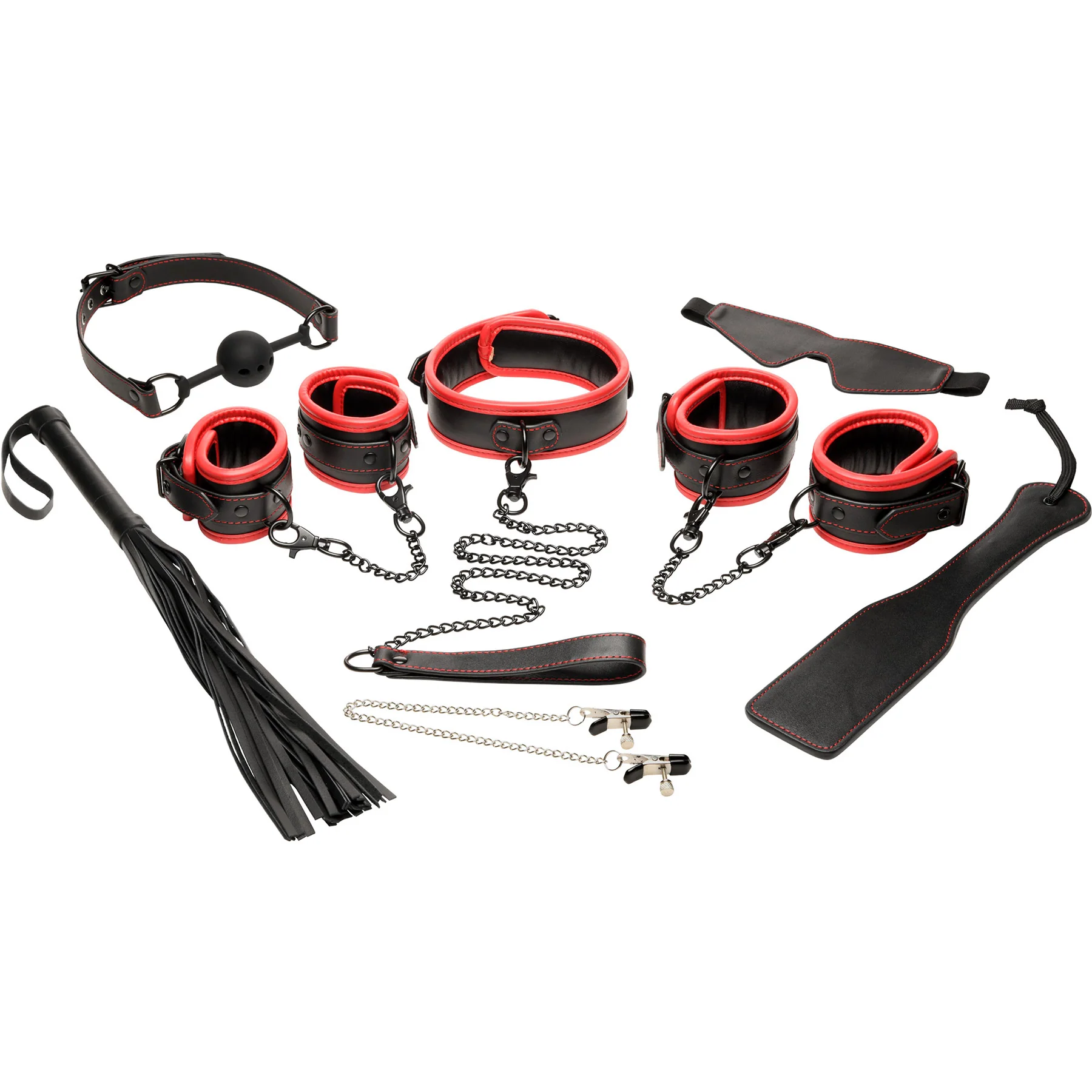 Master Series Scarlet Seduction 14 Piece Bondage Travel Set - Image 3