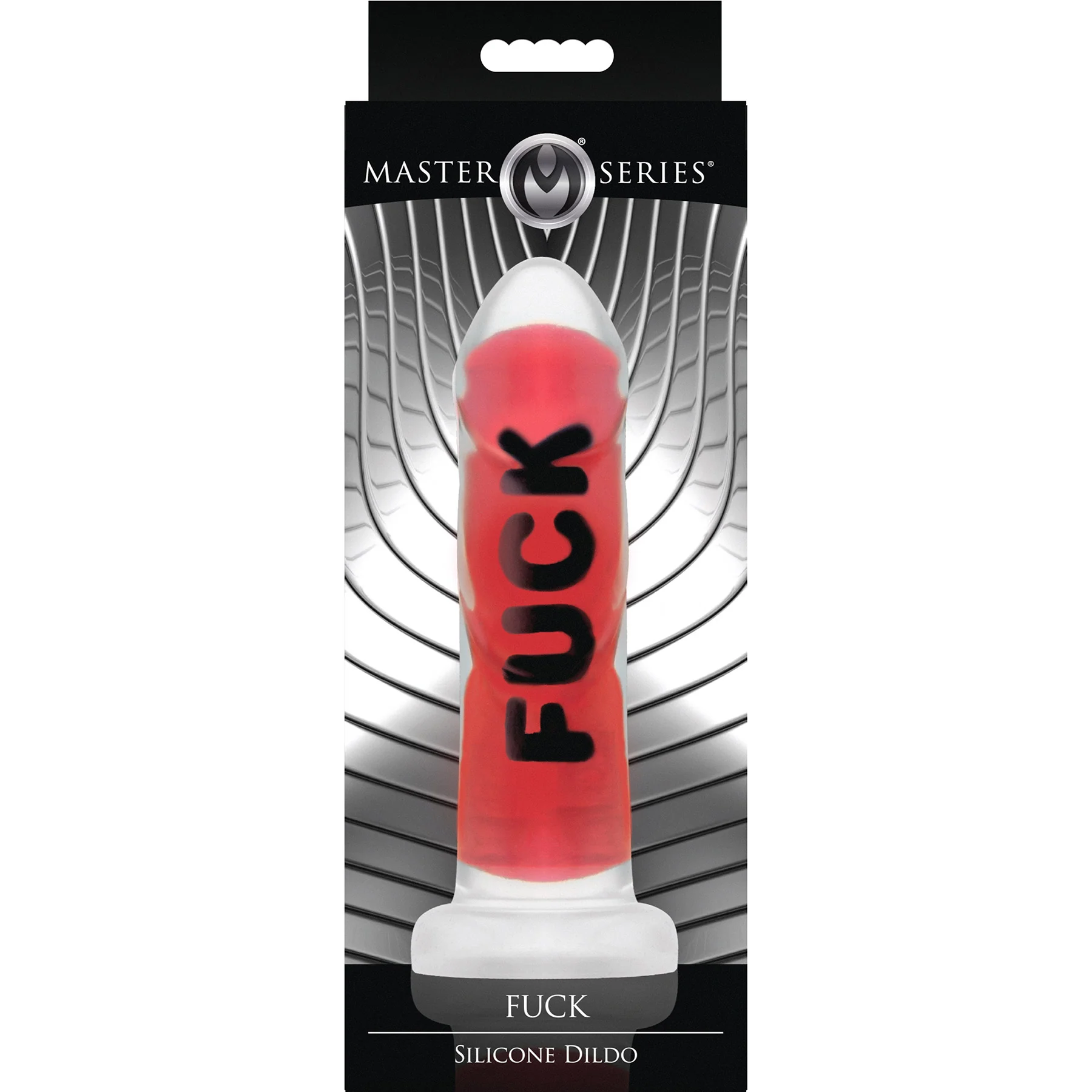 Master Series Explicit Text Silicone Dildo - Image 15