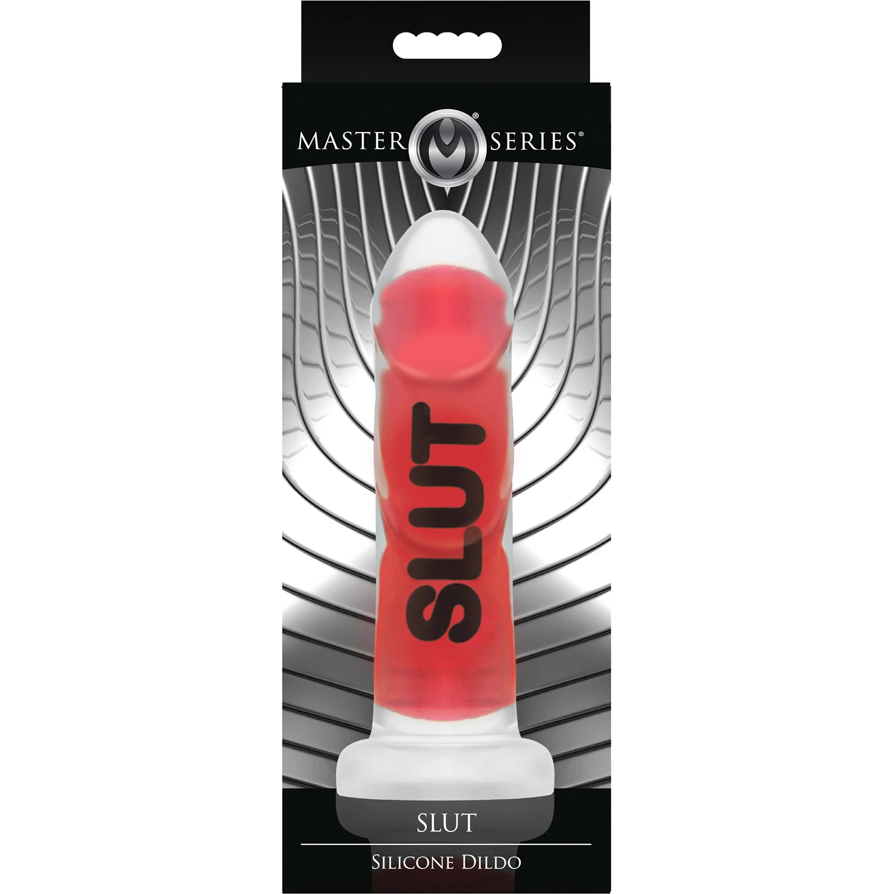 Master Series Explicit Text Silicone Dildo - Image 22