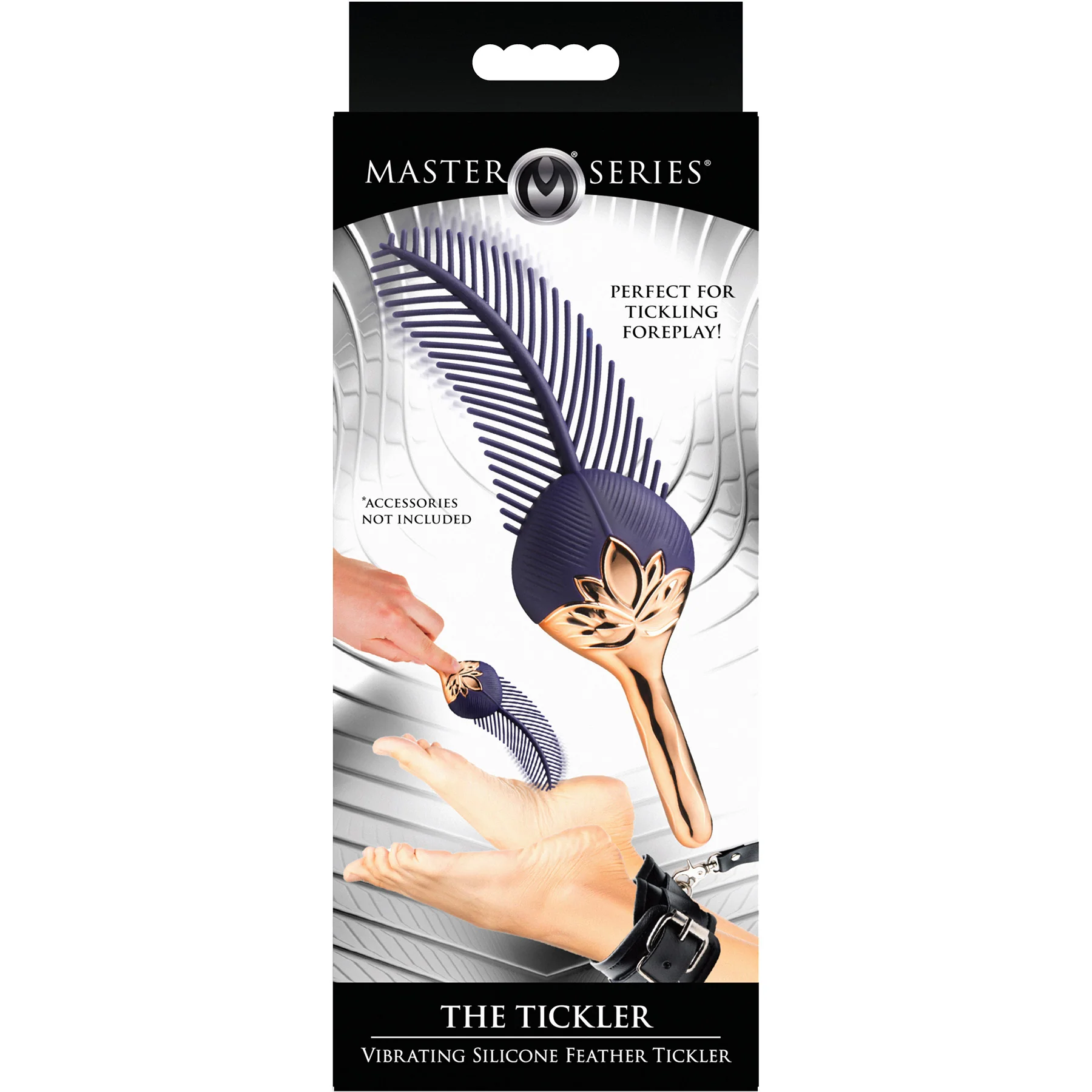 Master Series The Tickler Vibrating Silicone Feather - Image 10