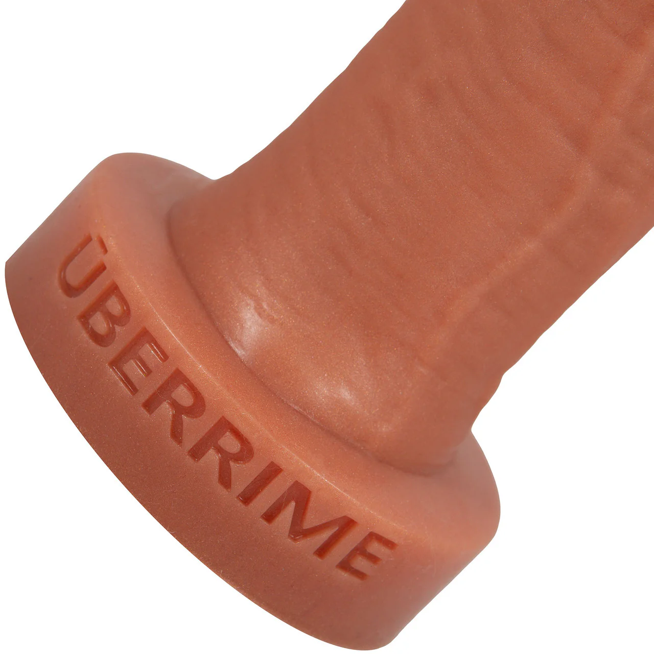 Maxime 8" Dual-Density Realistic Silicone Dildo By Uberrime - Caramel - Image 5