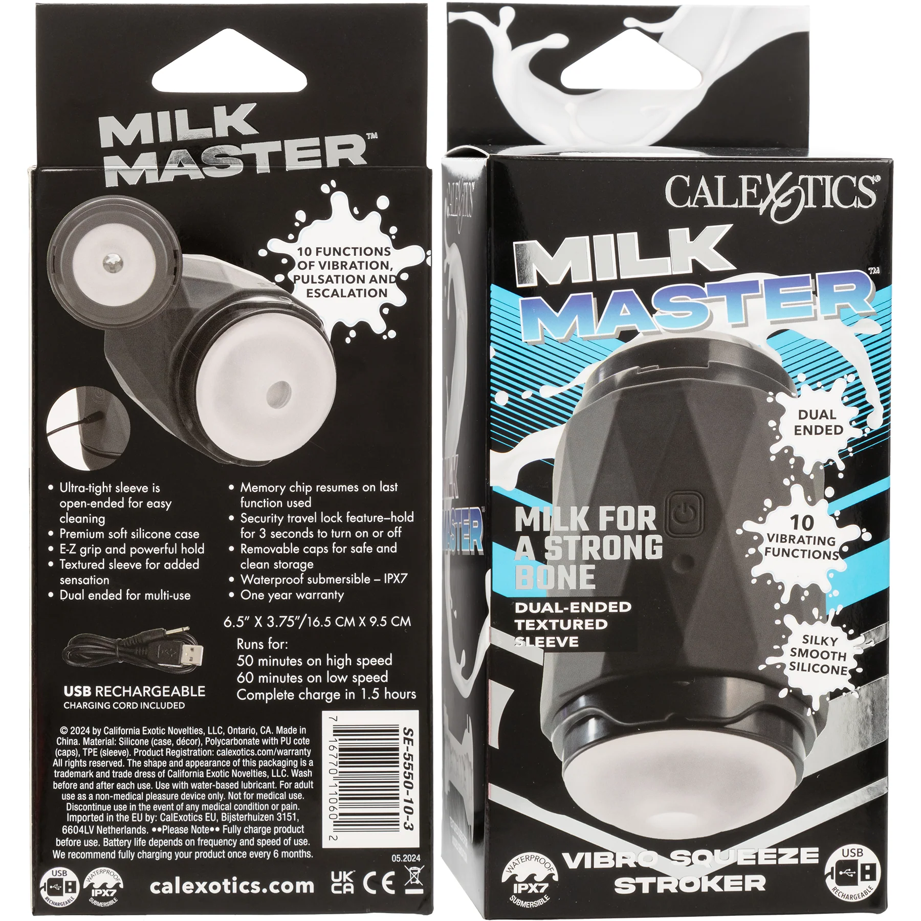 Milk Master™ Vibro Squeeze Stroker Penis Masturbator - Image 10