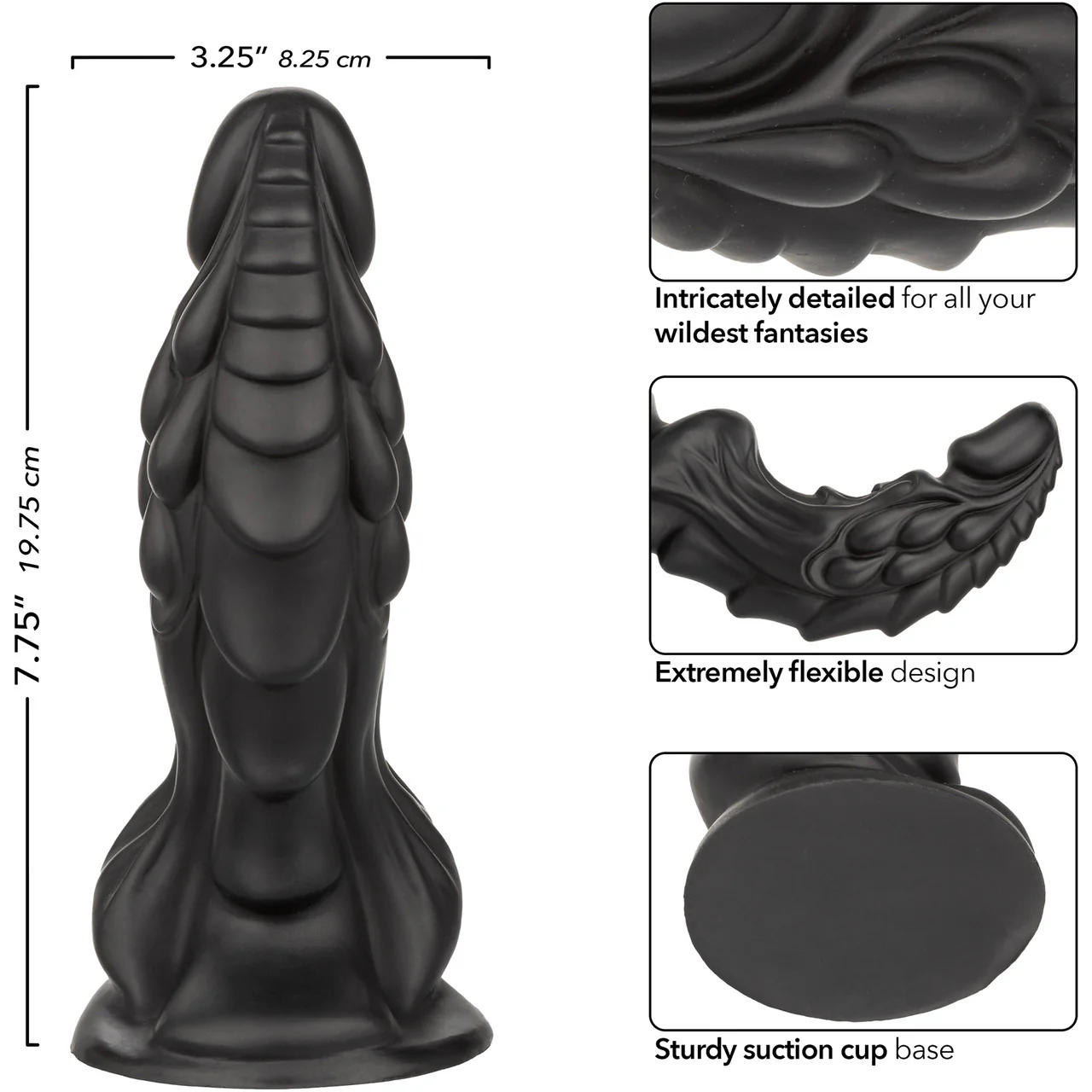 Monster Dong™ The Martian 7.75" Silicone Suction Cup Fantasy Dildo By CalExotics - Image 7