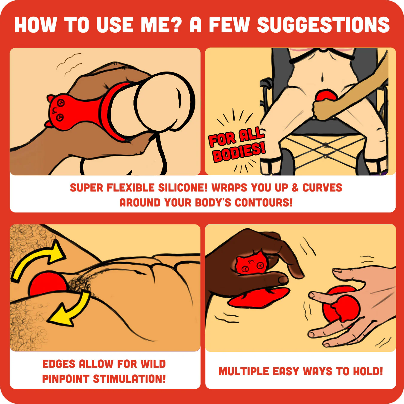 Morrie Silicone Rechargeable Waterproof Vibrator By Cute Little Fuckers - Image 2