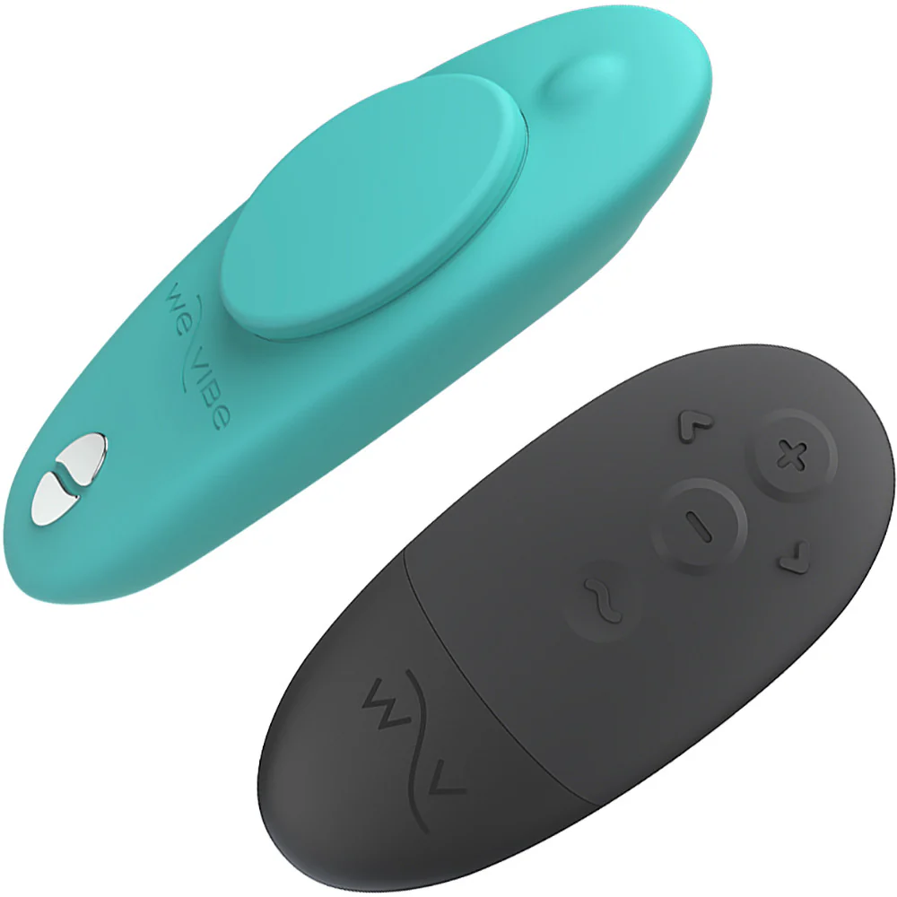 Moxie+ by We-Vibe Wearable Hands-Free Remote or App Controlled Panty Vibrator - Aqua - Image 5