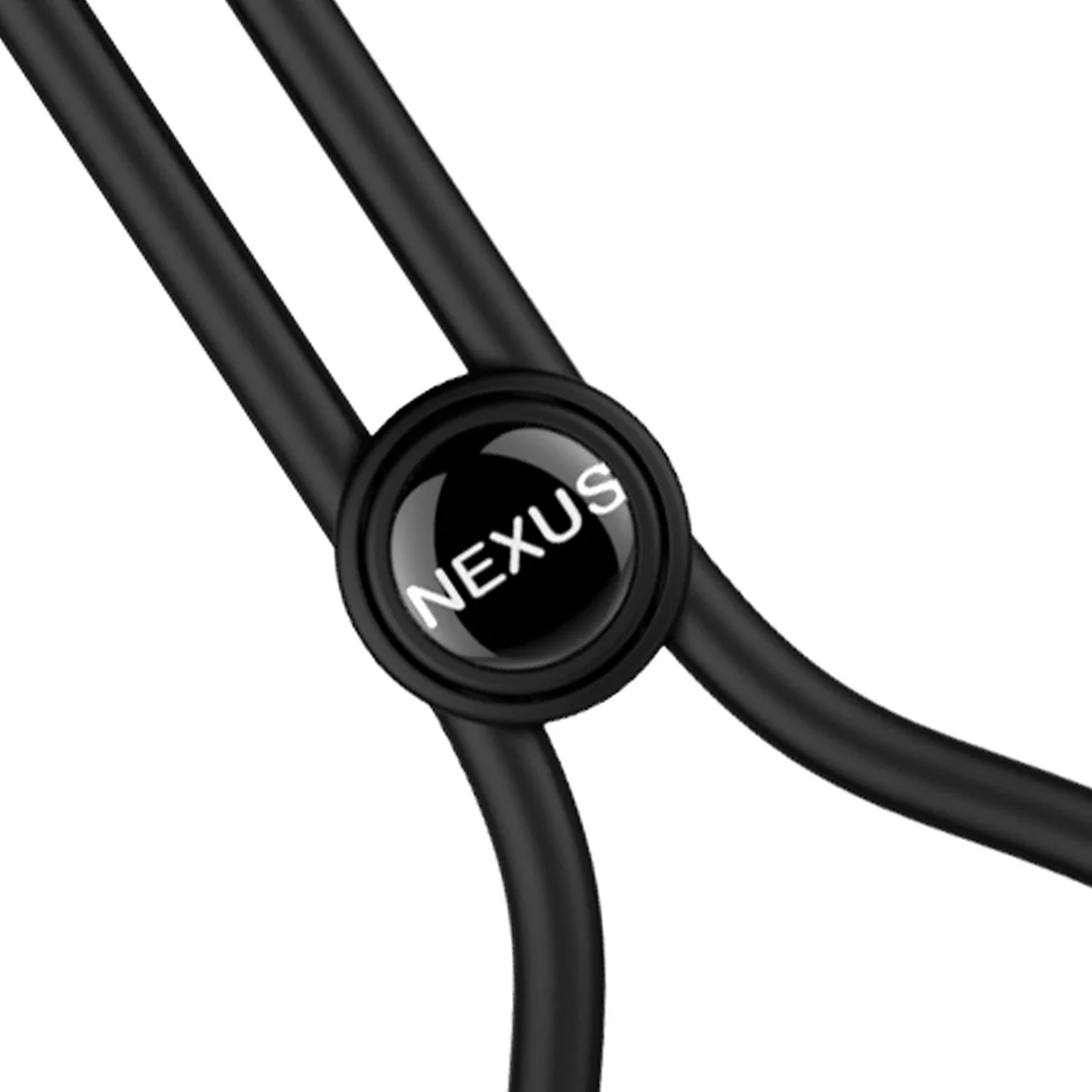 Nexus Forge Adjustable Rechargeable Vibrating Silicone Cock Ring - Image 4