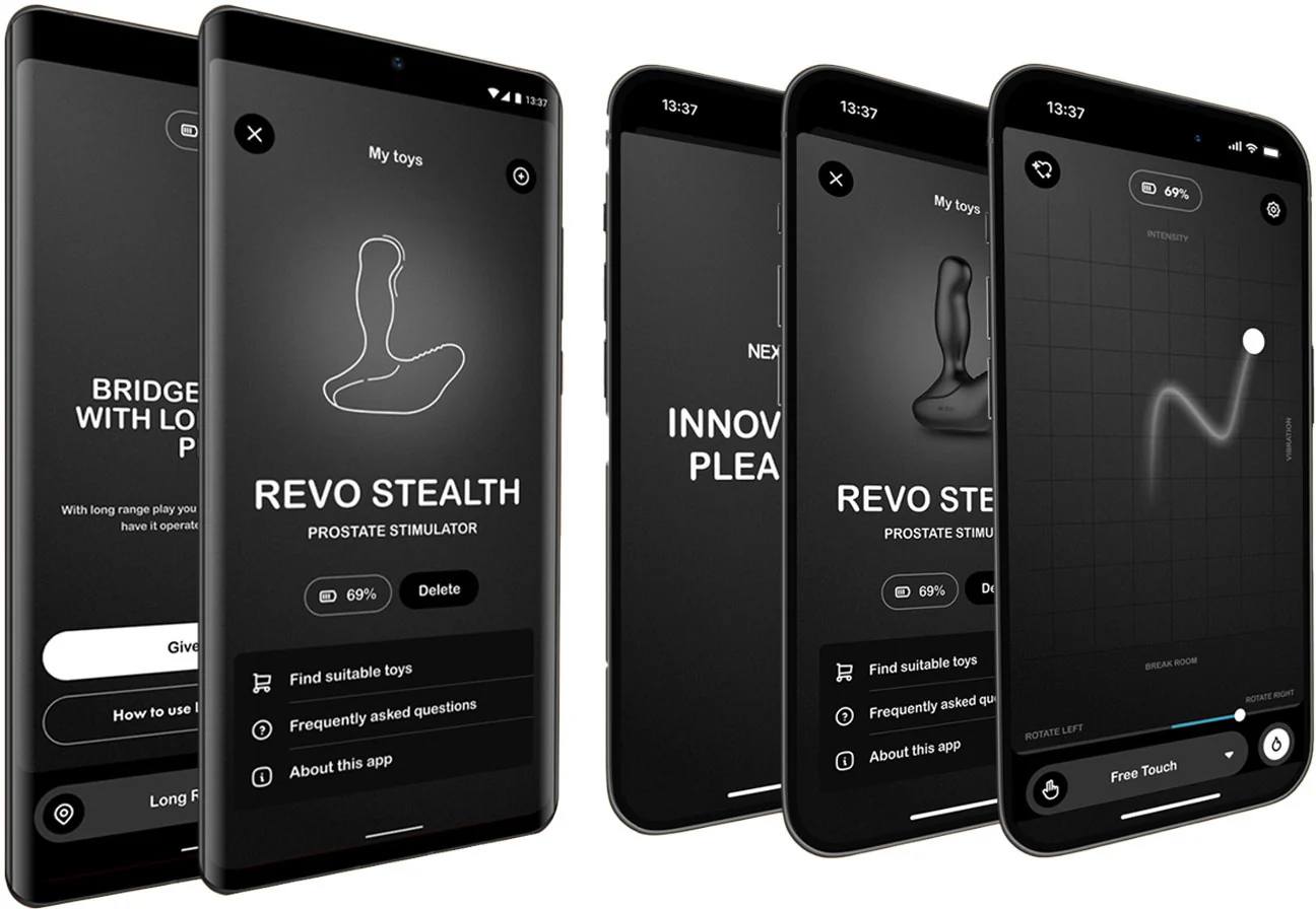 Nexus Revo Stealth 2.0 Rotating Vibrating Silicone Prostate Massager With Remote - Image 12
