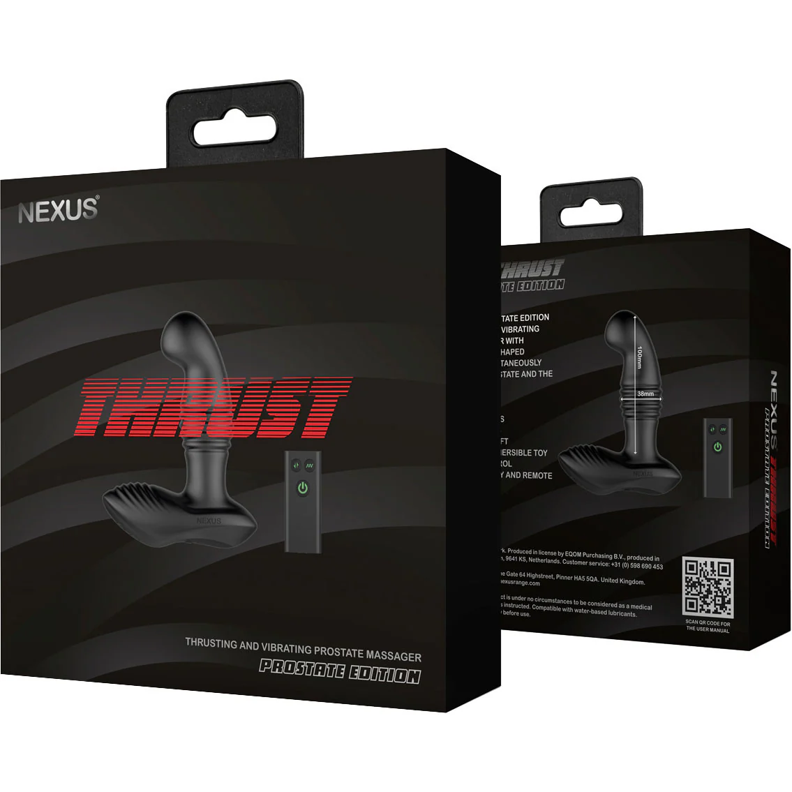 Nexus Thrust Prostate Edition Silicone Thrusting Vibrating Prostate Massager With Remote - Image 5