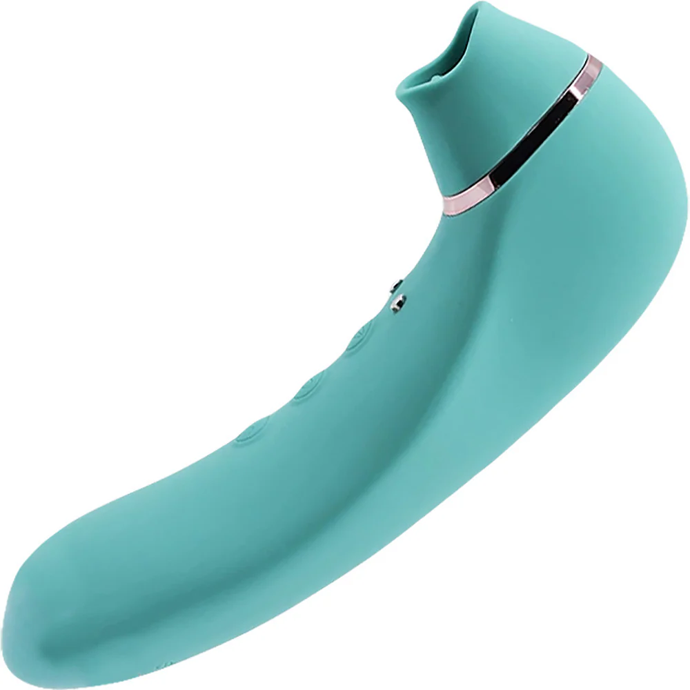 NU Sensuelle Trinitii 26-Function Flickering Tongue Vibrator With Suction - Electric Blue - Image 2