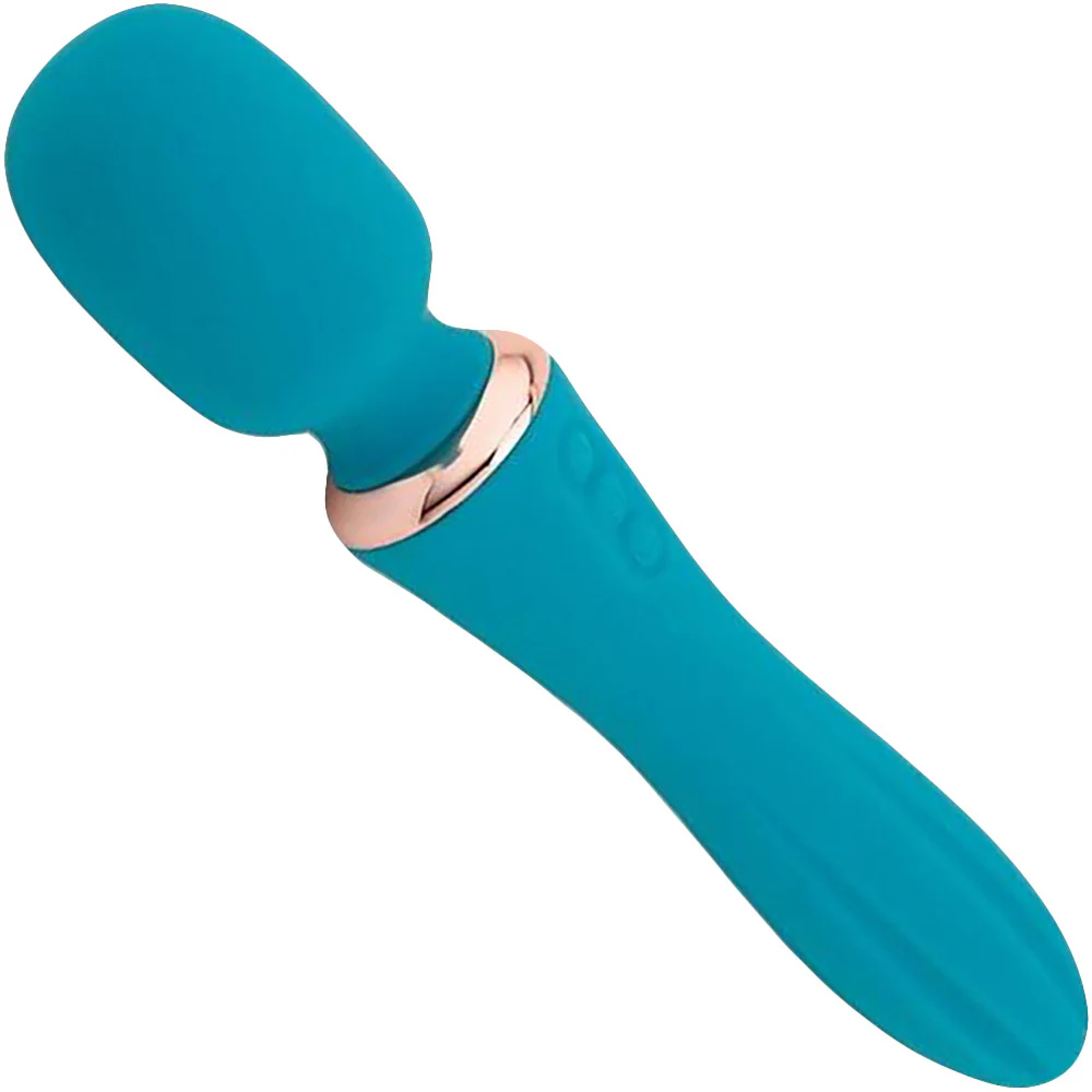 Nubii Mika Silicone Rechargeable Waterproof Mini Wand Massager By Nu Sensuelle - Blue - Image 2