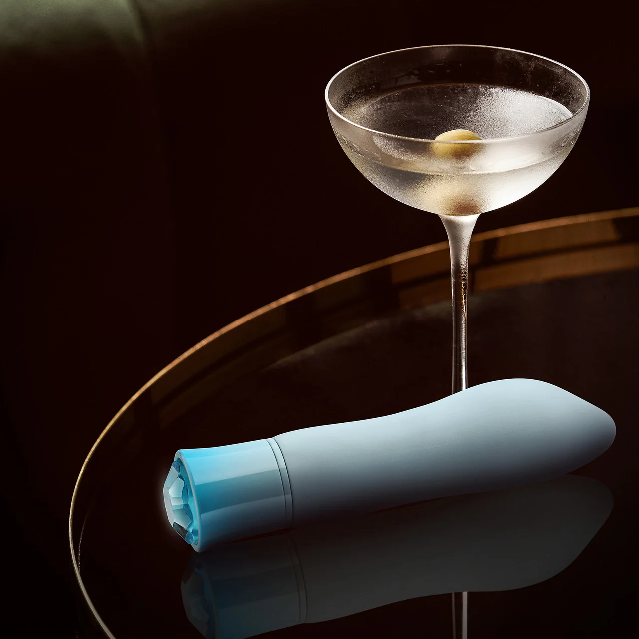 Oh My Gem Ardor Rechargeable Waterproof Silicone Warming Vibrator By Blush - Aquamarine - Image 11
