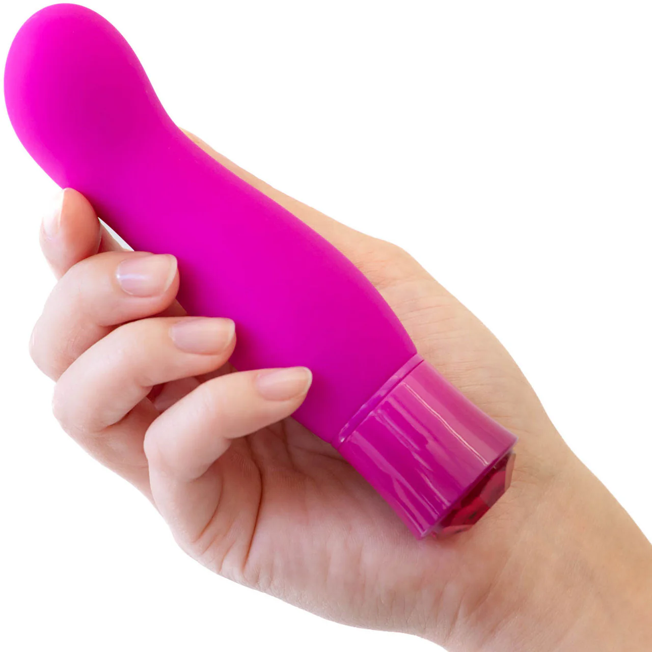 Oh My Gem Exclusive Rechargeable Waterproof Silicone Warming G-Spot Vibrator By Blush - Tourmaline - Image 5