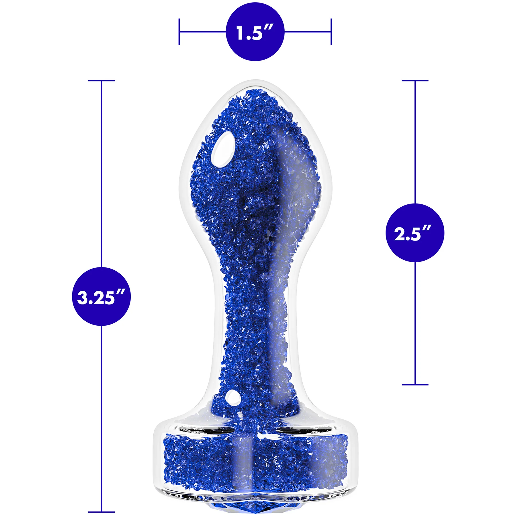 Oh My Gem Prestige Glass Anal Plug By Blush - Image 11