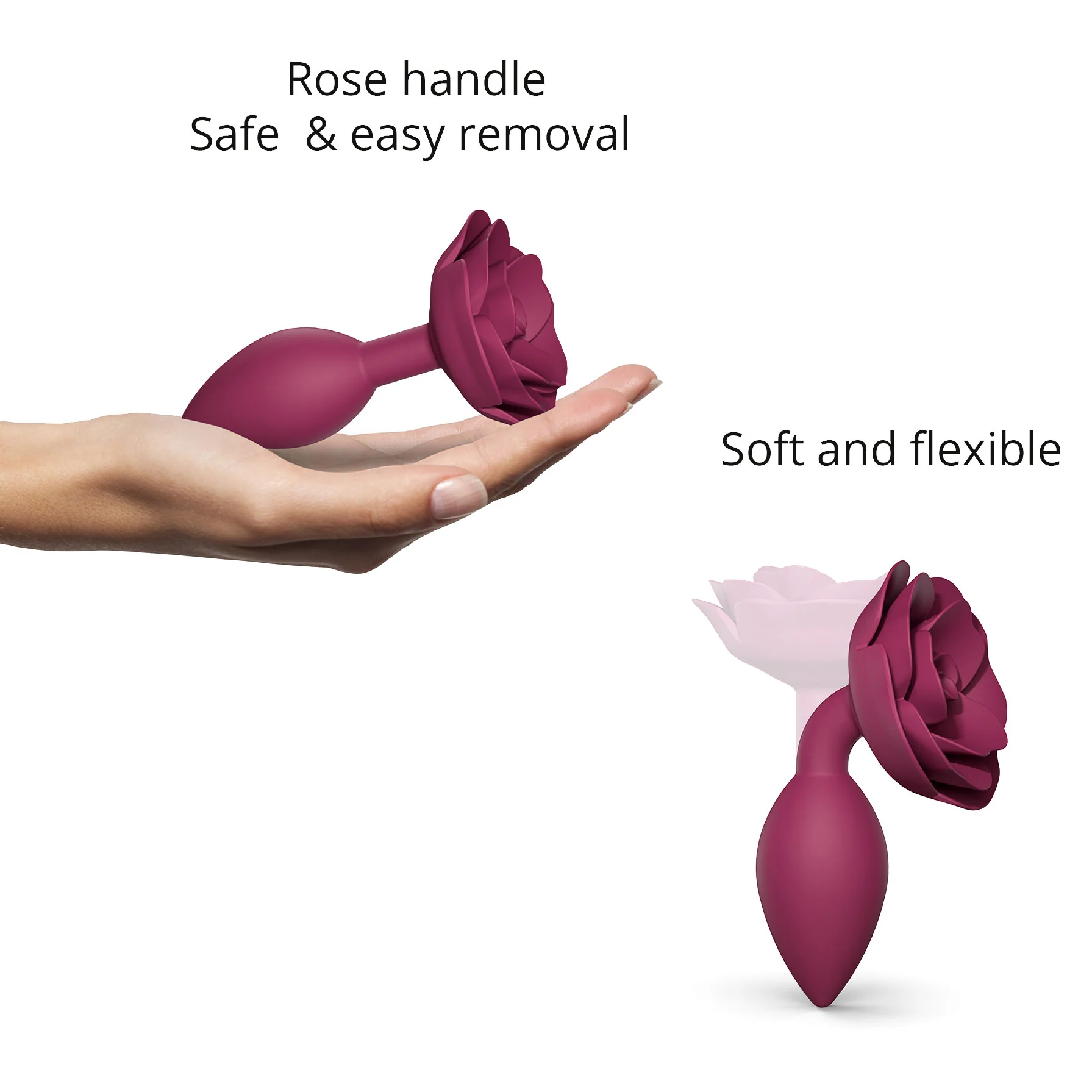Open Roses Silicone Butt Plug By Love To Love - Image 10