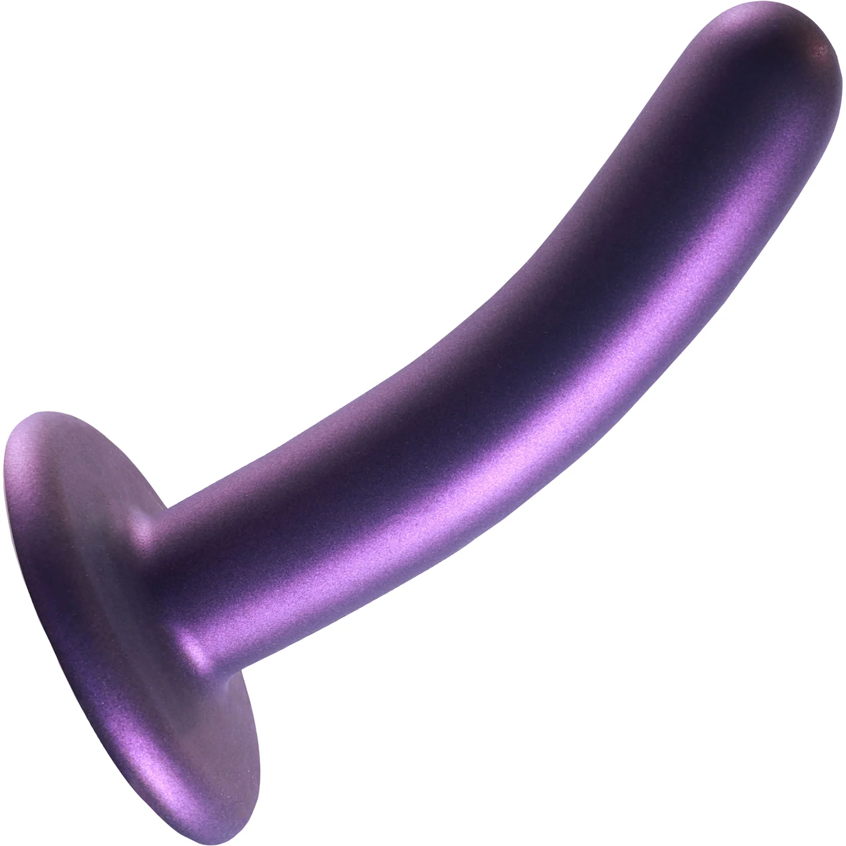 Ouch! 5" Smooth Silicone Suction Cup G-Spot Dildo - Image 3