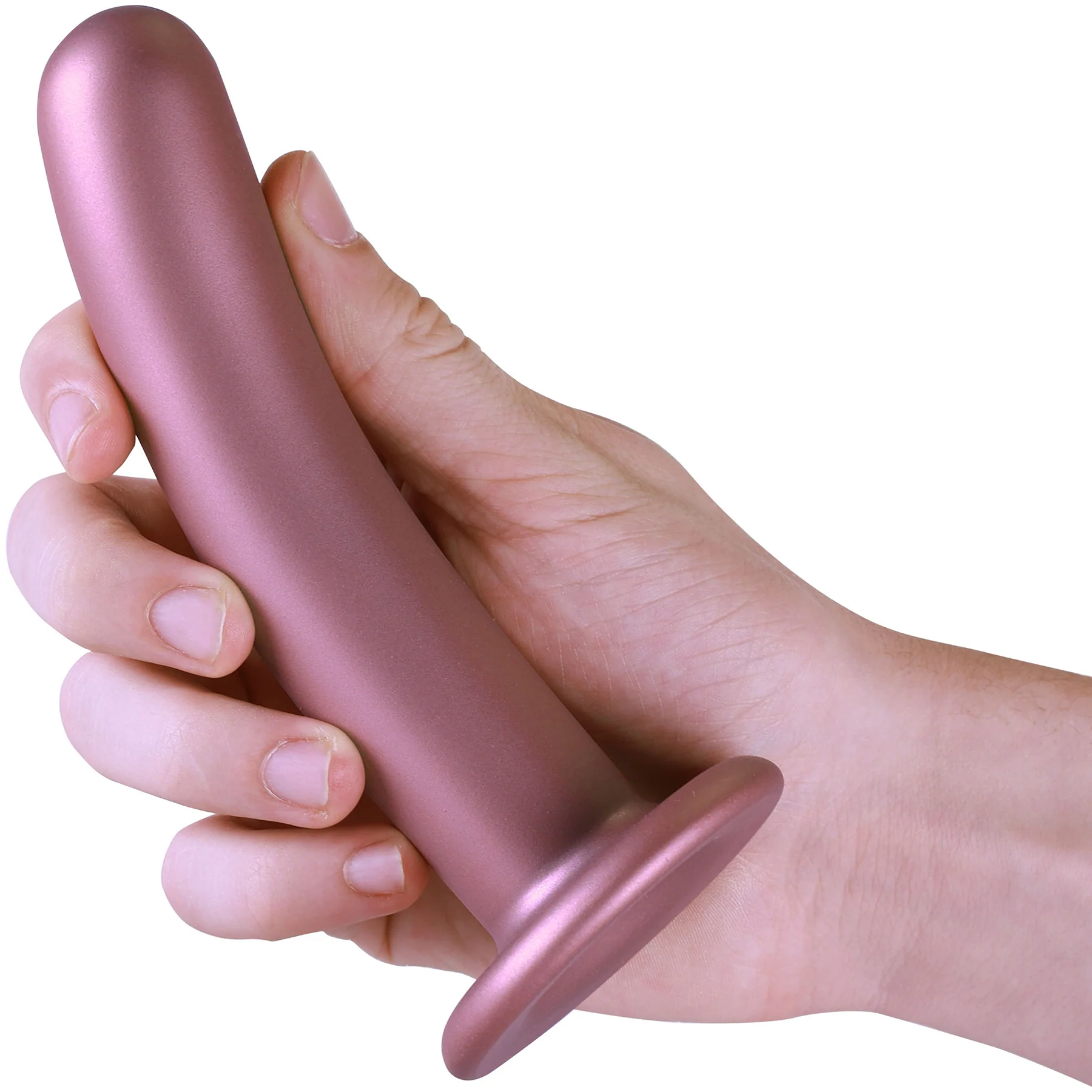 Ouch! 6" Smooth Silicone Suction Cup G-Spot Dildo - Image 12