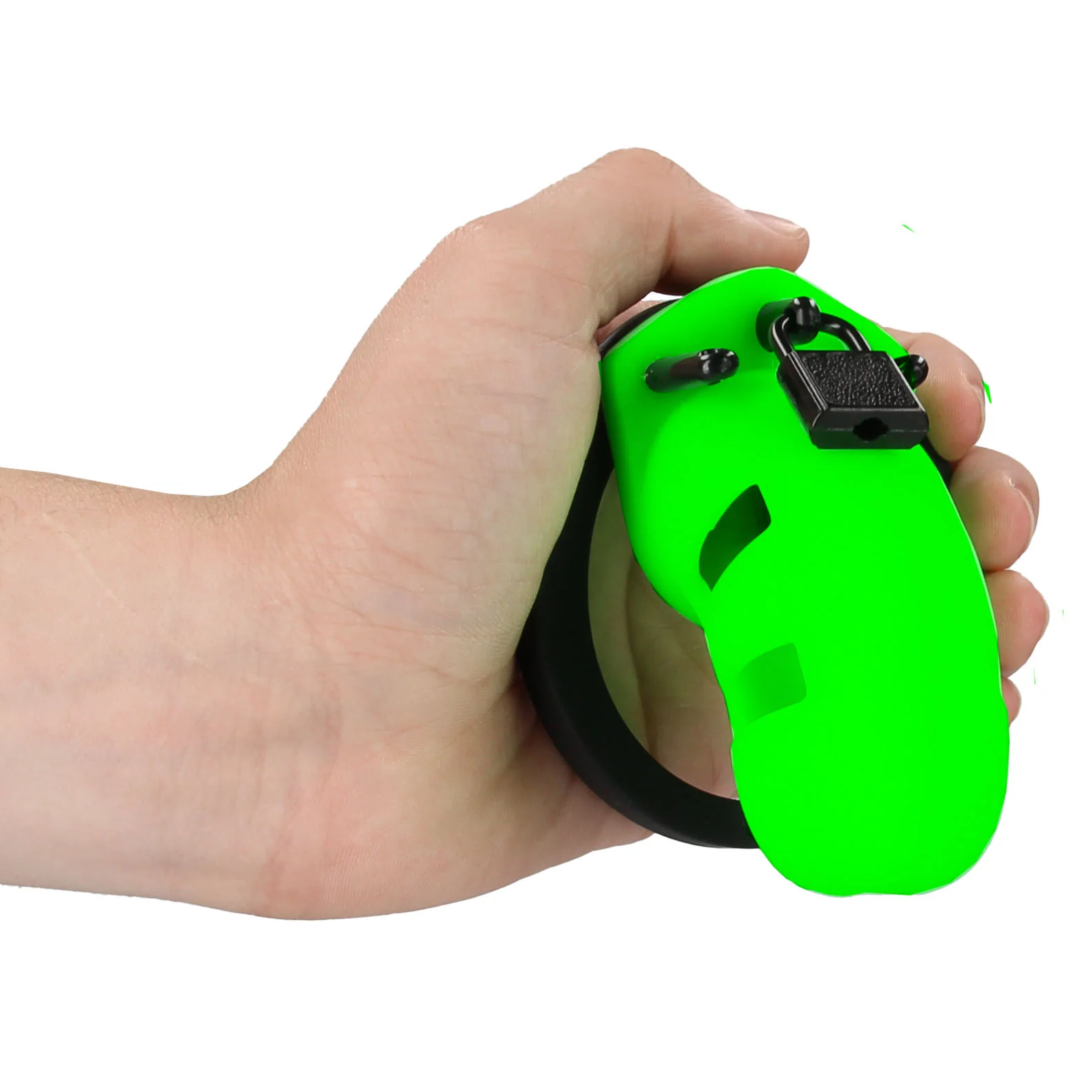 Ouch! Model 20 Silicone Glow In The Dark Cock Cage - Image 2
