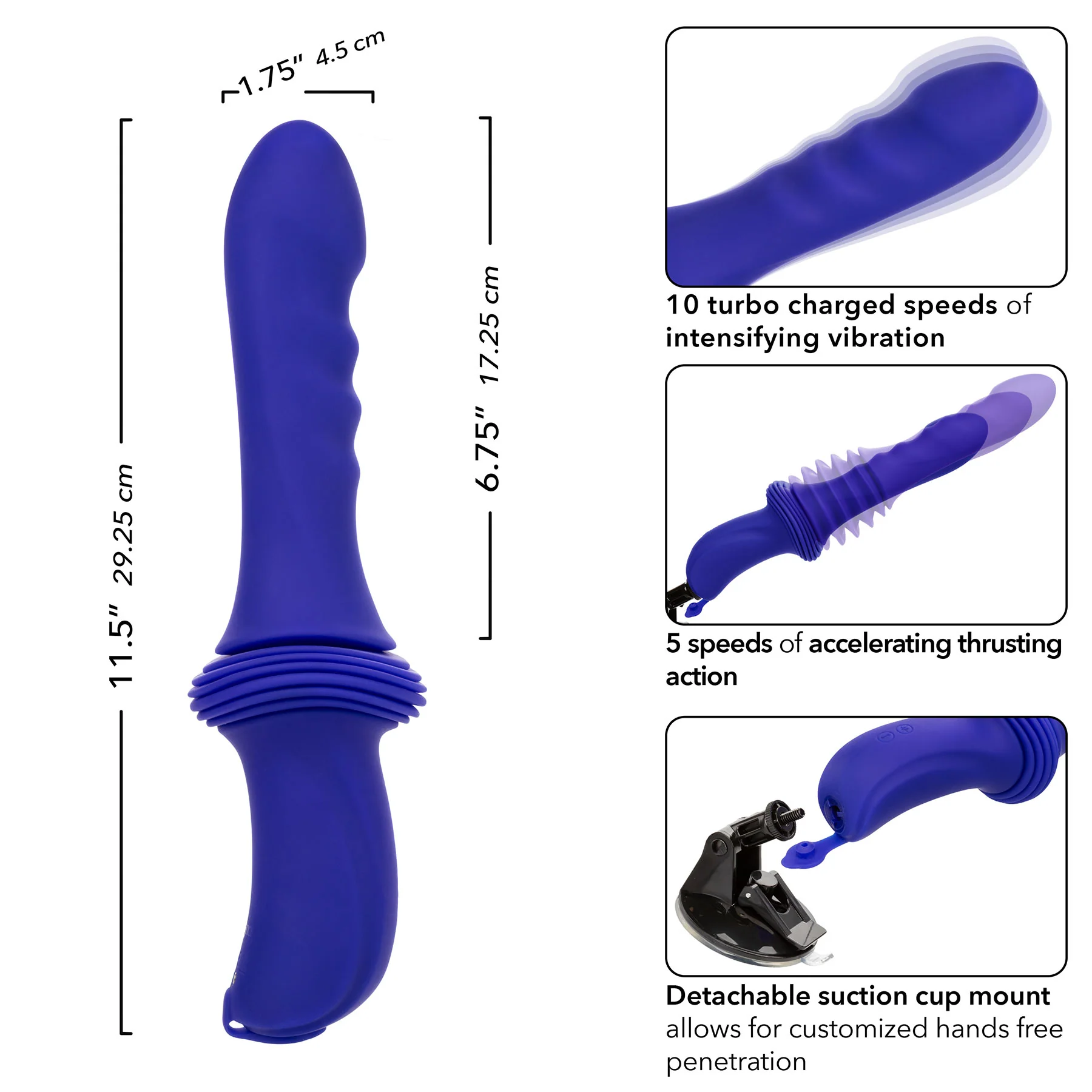 Overdrive Remote Control Sex Machine Handheld Silicone Thruster - Image 18