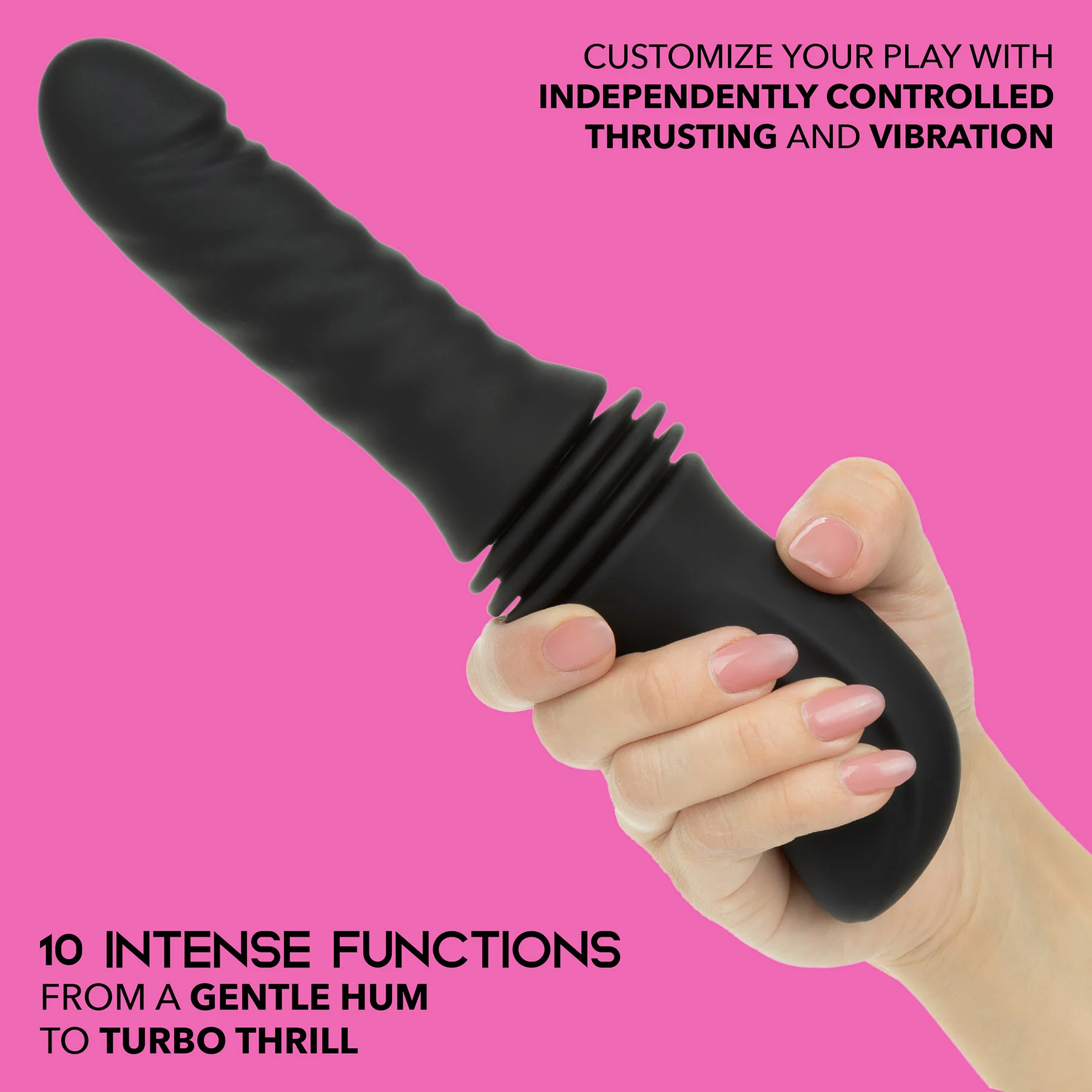 Overdrive Remote Control Sex Machine Handheld Silicone Waterproof Thruster - Image 2