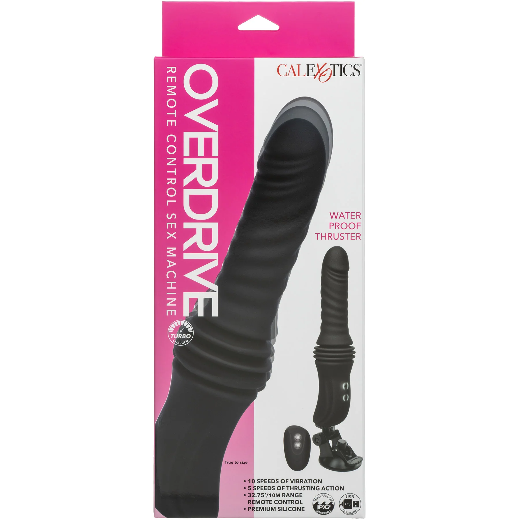 Overdrive Remote Control Sex Machine Handheld Silicone Waterproof Thruster - Image 9