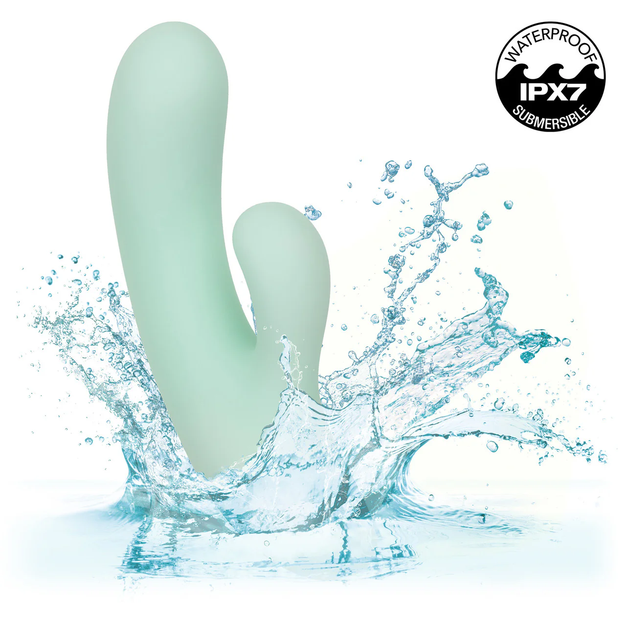 Pacifica Fiji Rechargeable Waterproof Silicone Dual Stimulation Vibrator By CalExotics - Image 6