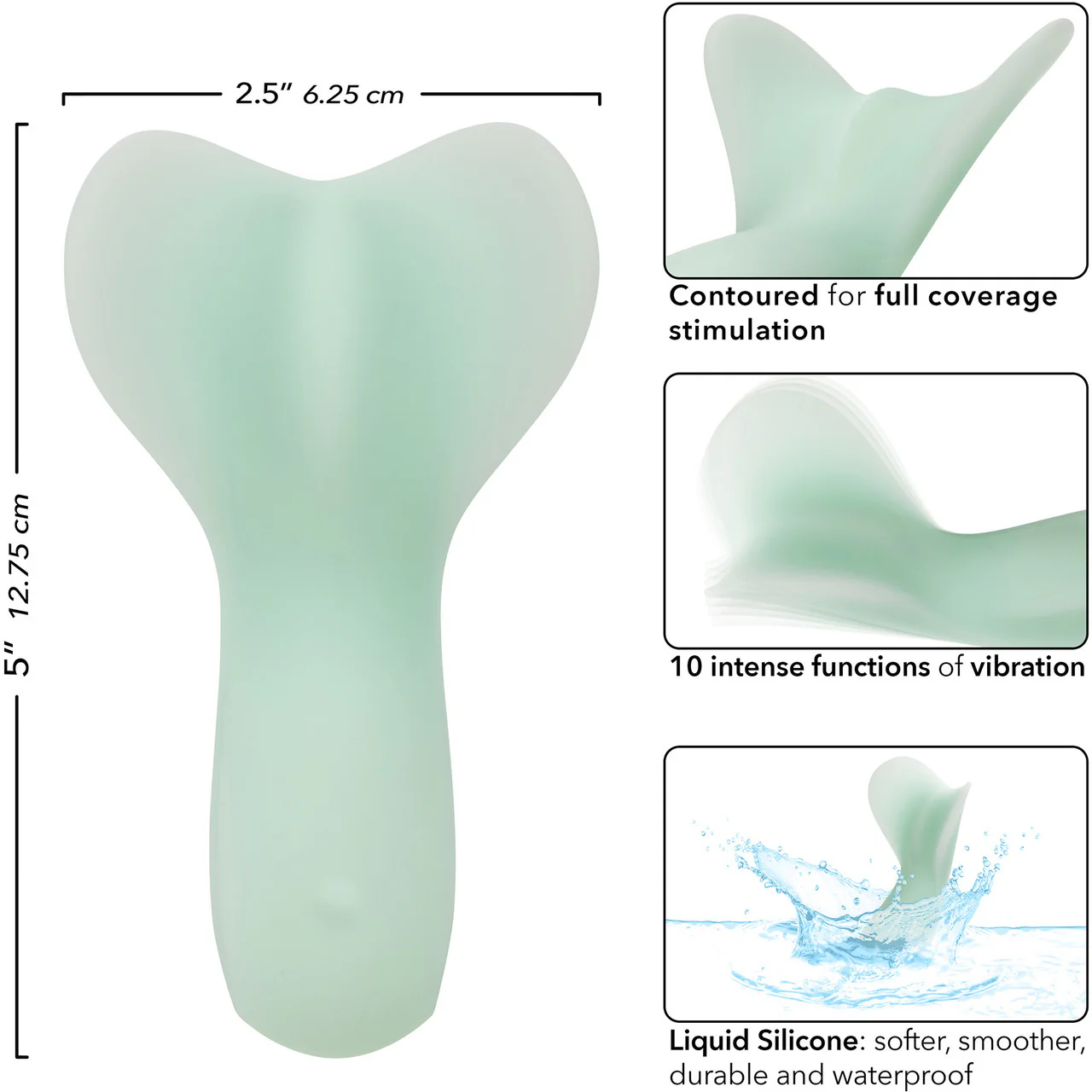 Pacifica Tahiti Rechargeable Waterproof Silicone Clitoral Vibrator By CalExotics - Image 8