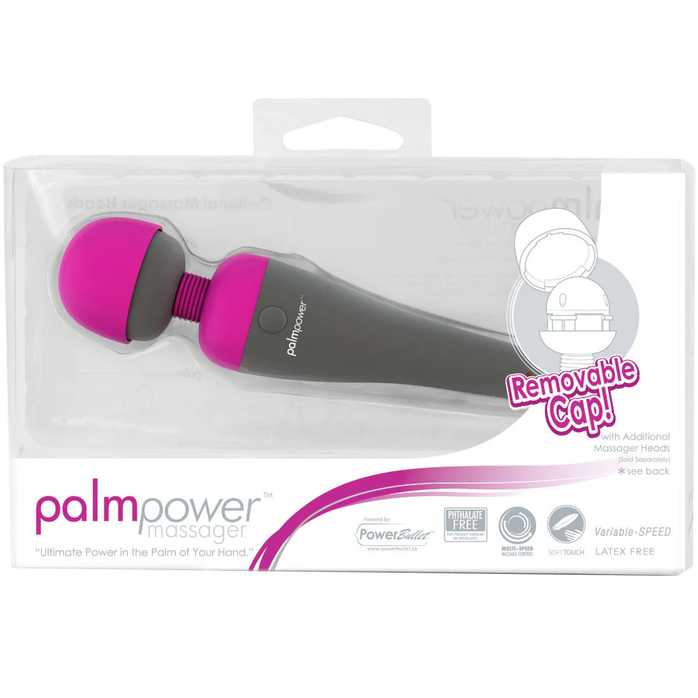 PalmPower Wand Massager With  Removable Silicone Cap - Image 2