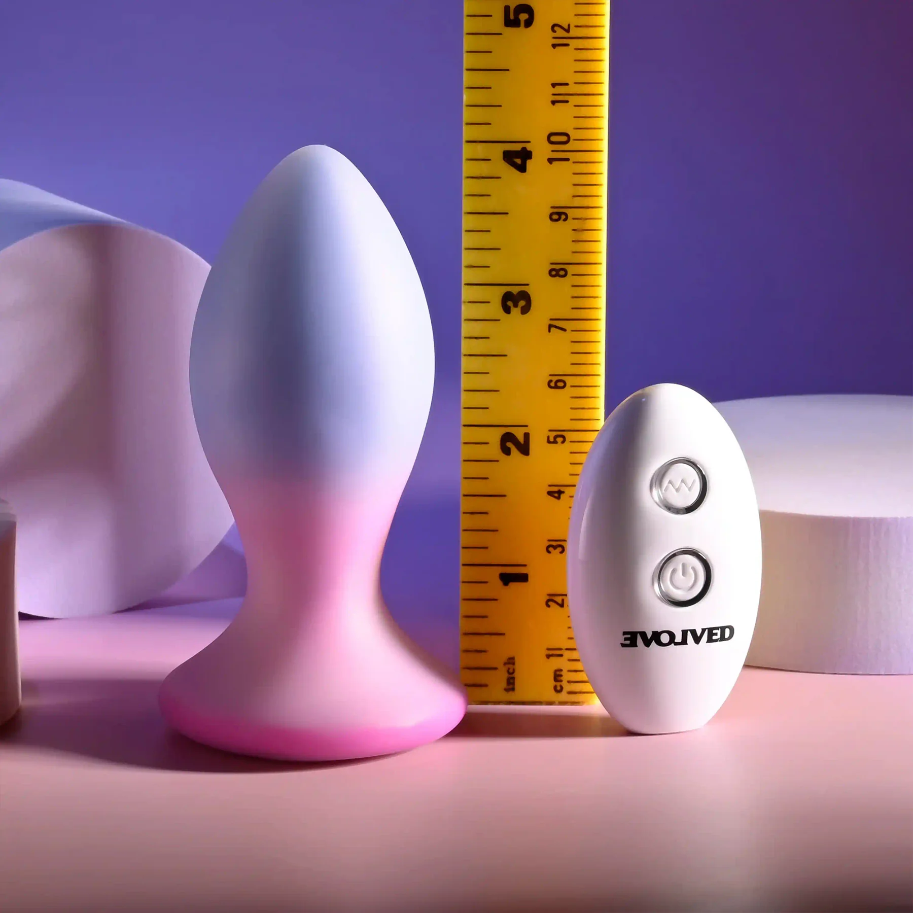 Paradise Rechargeable Silicone Vibrating Butt Plug With Remote By Evolved Novelties - Image 10
