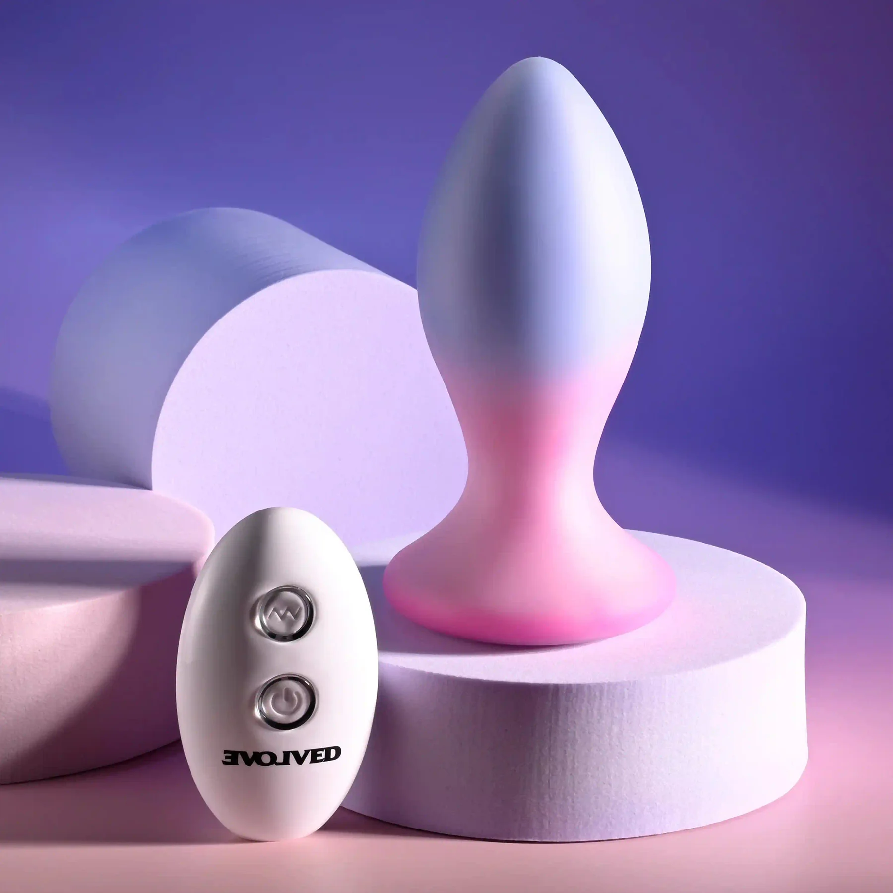 Paradise Rechargeable Silicone Vibrating Butt Plug With Remote By Evolved Novelties - Image 14