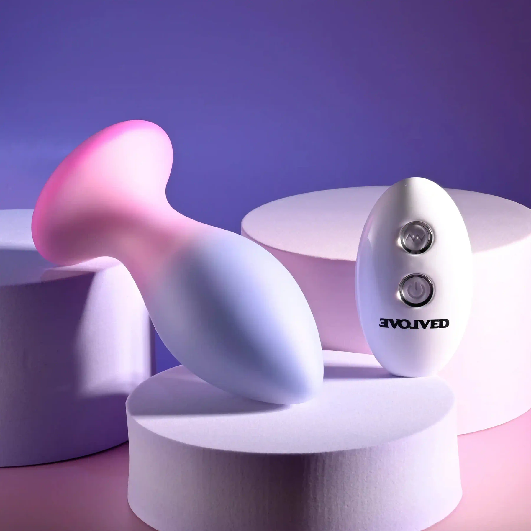 Paradise Rechargeable Silicone Vibrating Butt Plug With Remote By Evolved Novelties - Image 16